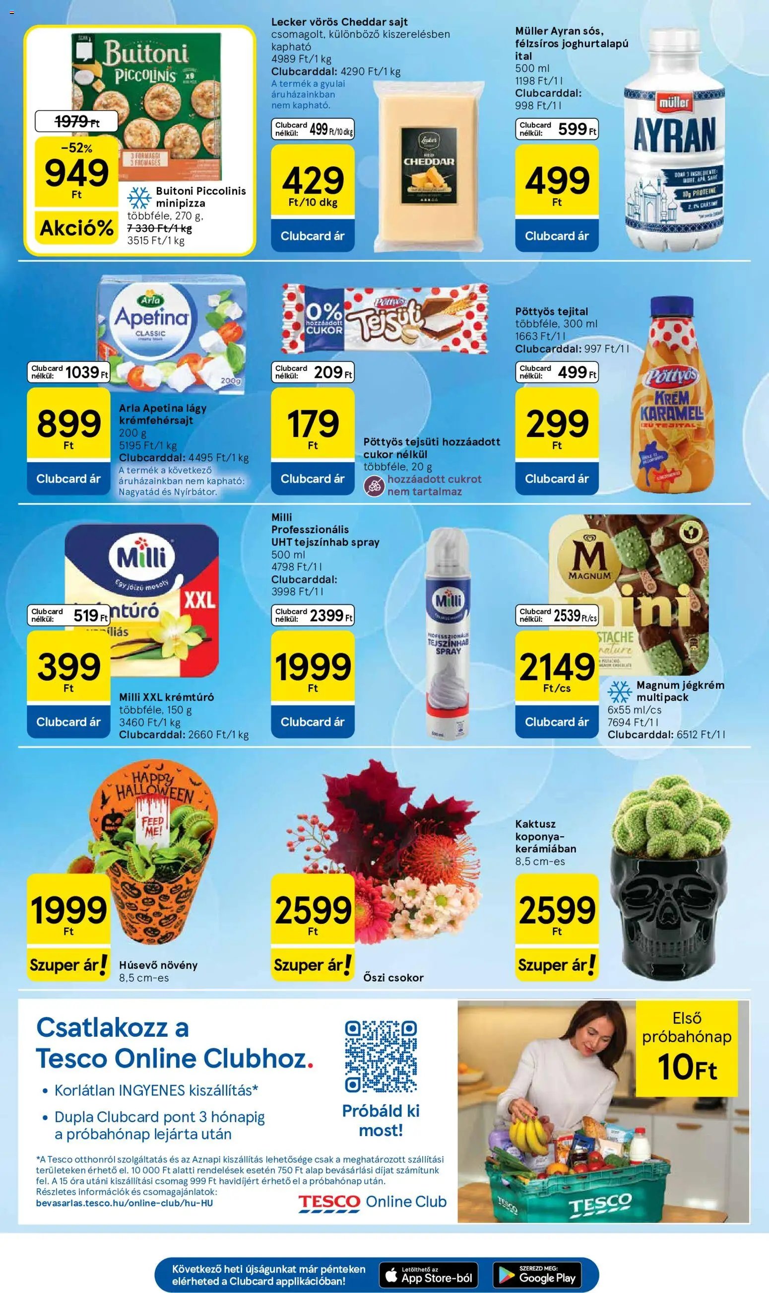 Tesco újság 2026.10.01. Tesco aktuális akciós újság