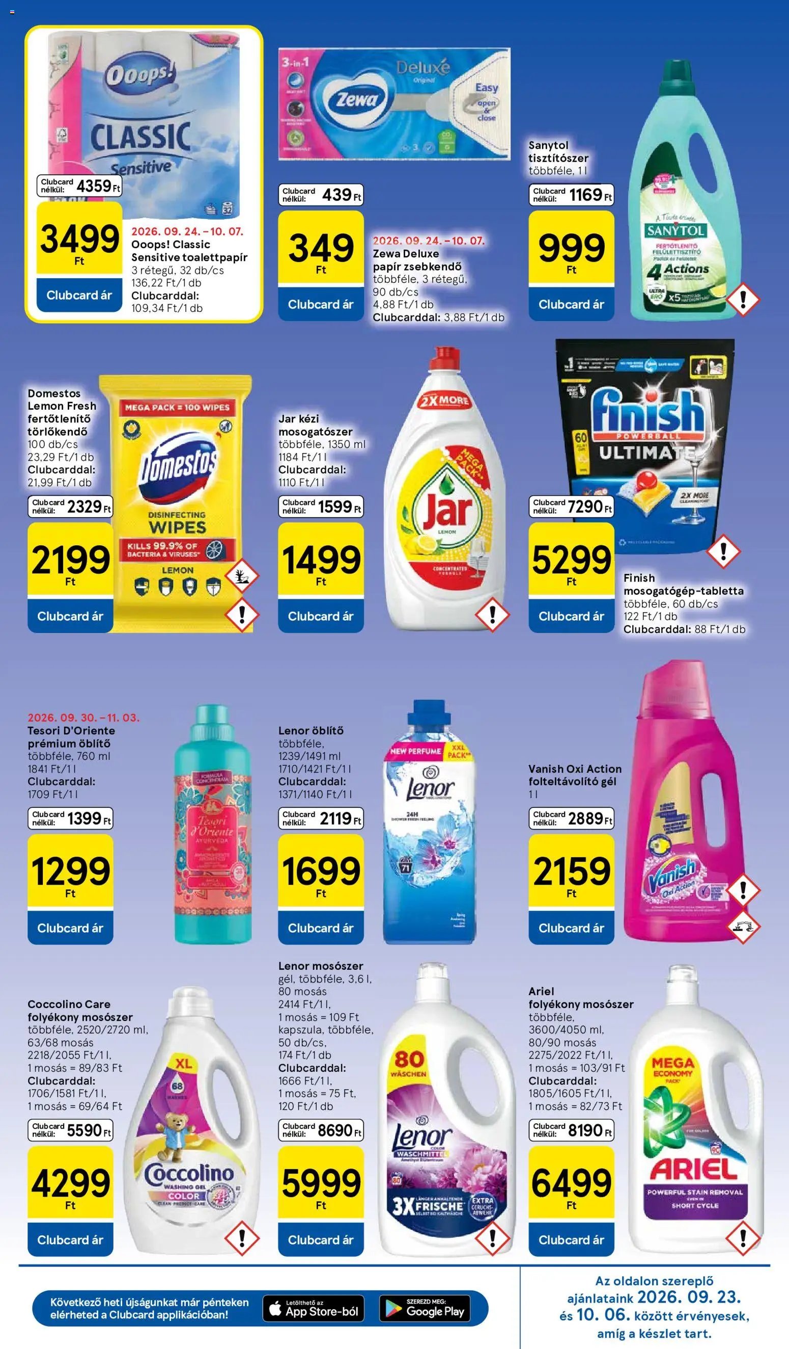 Tesco újság 2026.10.01. Tesco aktuális akciós újság