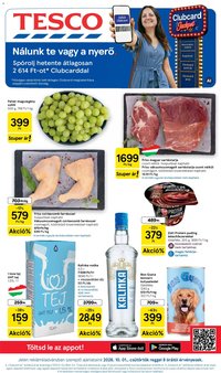 Tesco újság 2026.10.01. Tesco aktuális akciós újság