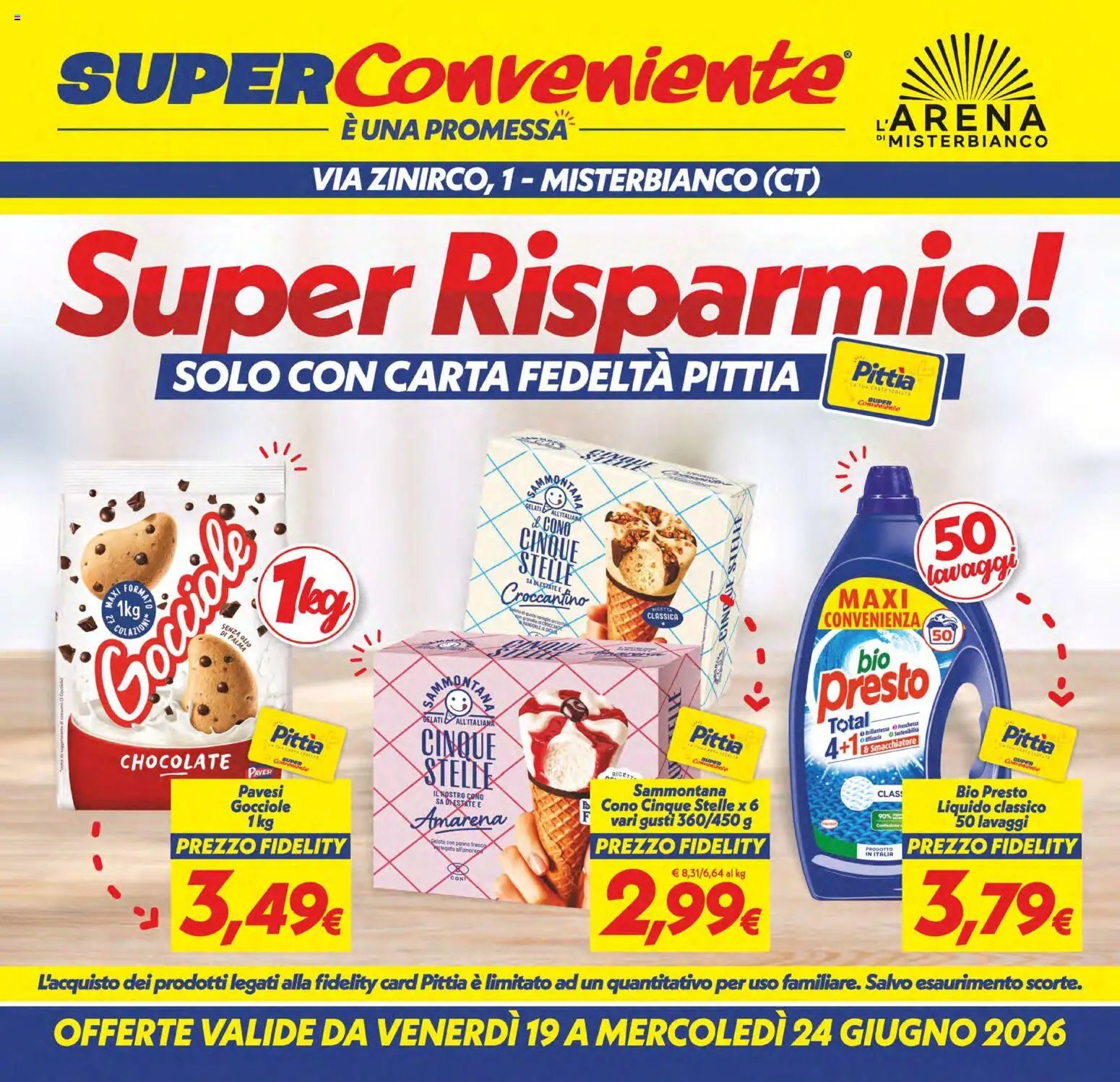 SuperConveniente volantino dal 19/06/2026 SuperConveniente volantino Misterbianco