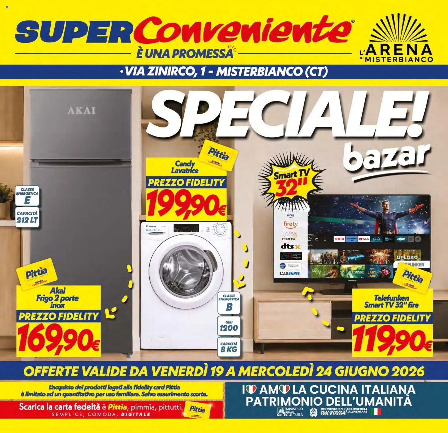 SuperConveniente volantino dal 19/06/2026 SuperConveniente volantino Misterbianco