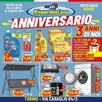 RisparmioCasa volantino dal 22/07/2026 RisparmioCasa volantino Torino