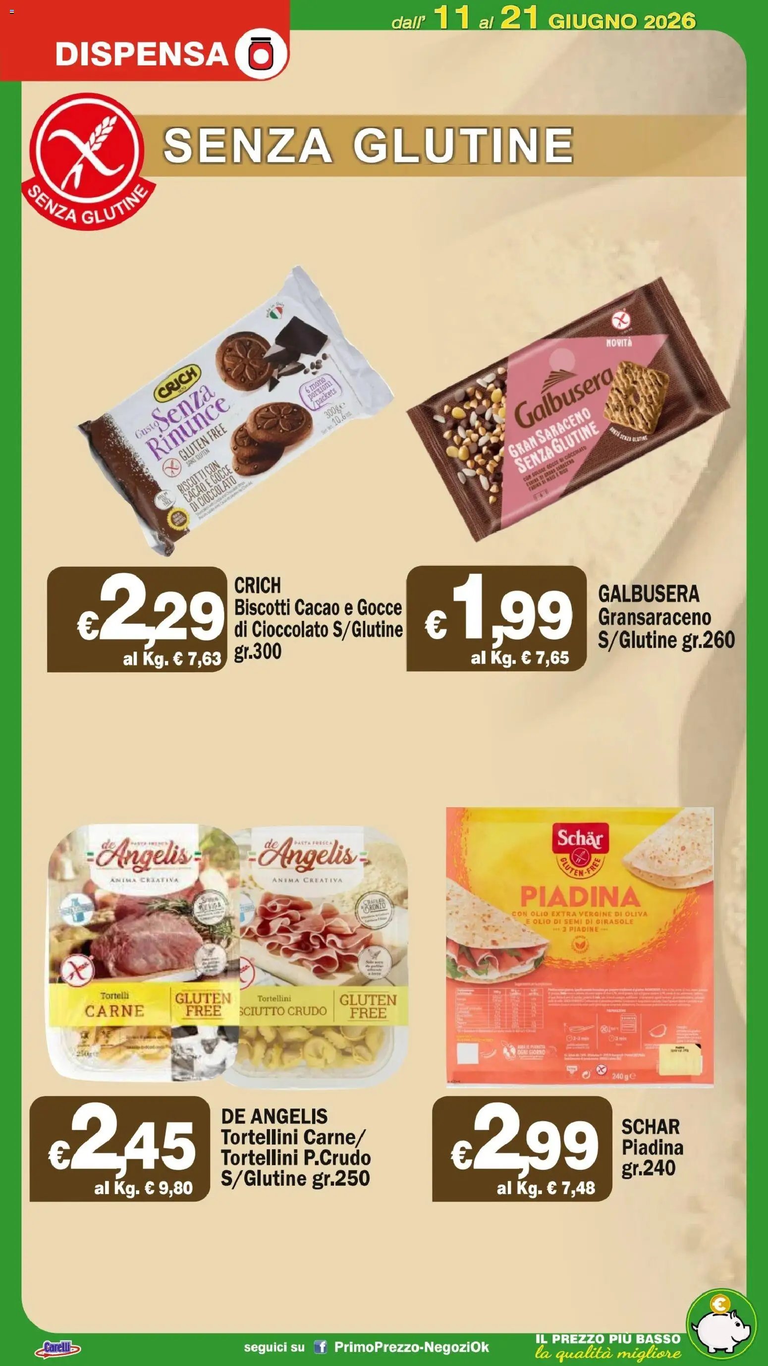 Primo Prezzo volantino dal 11/06/2026 Primo Prezzo volantino