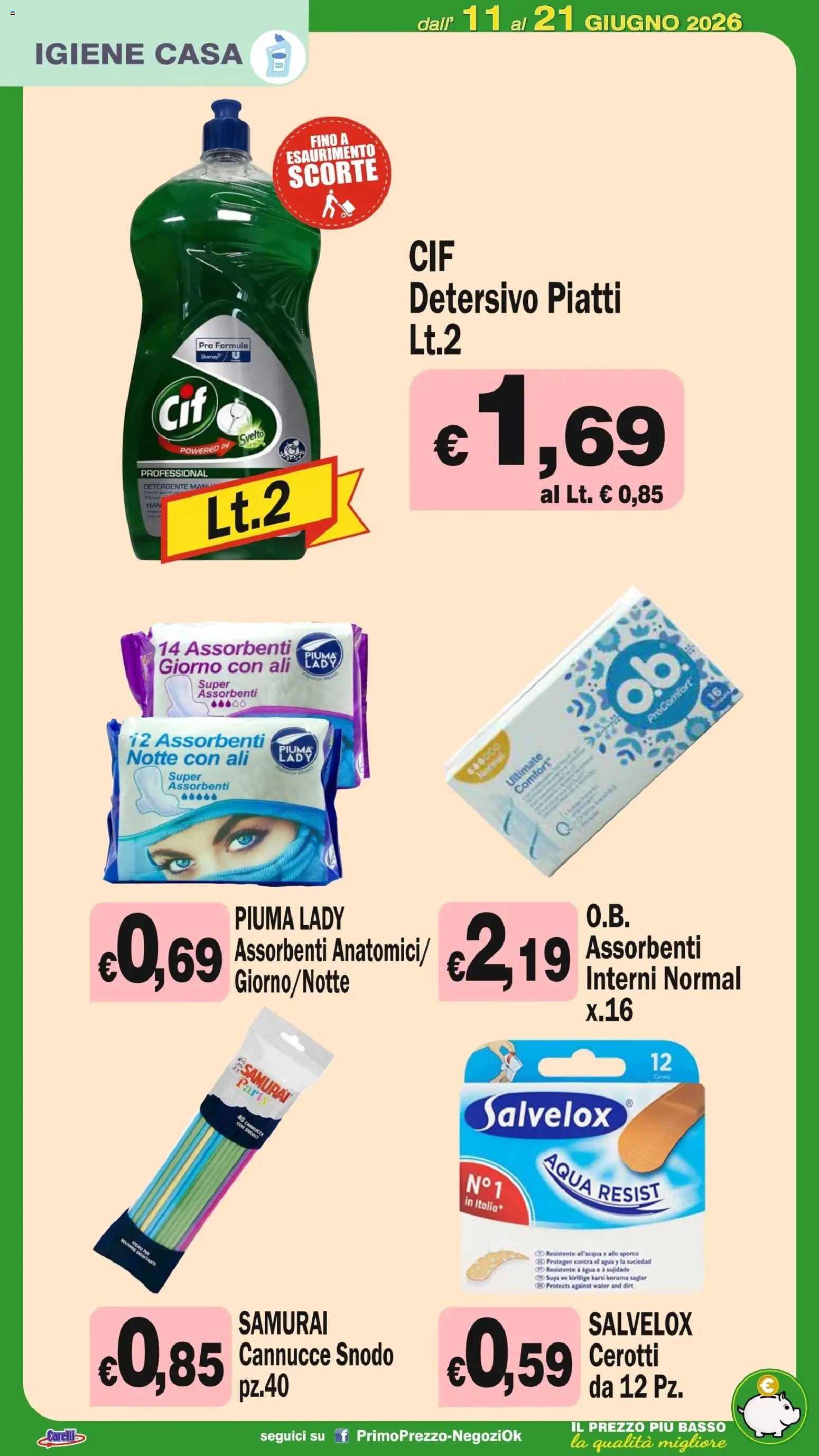 Primo Prezzo volantino dal 11/06/2026 Primo Prezzo volantino