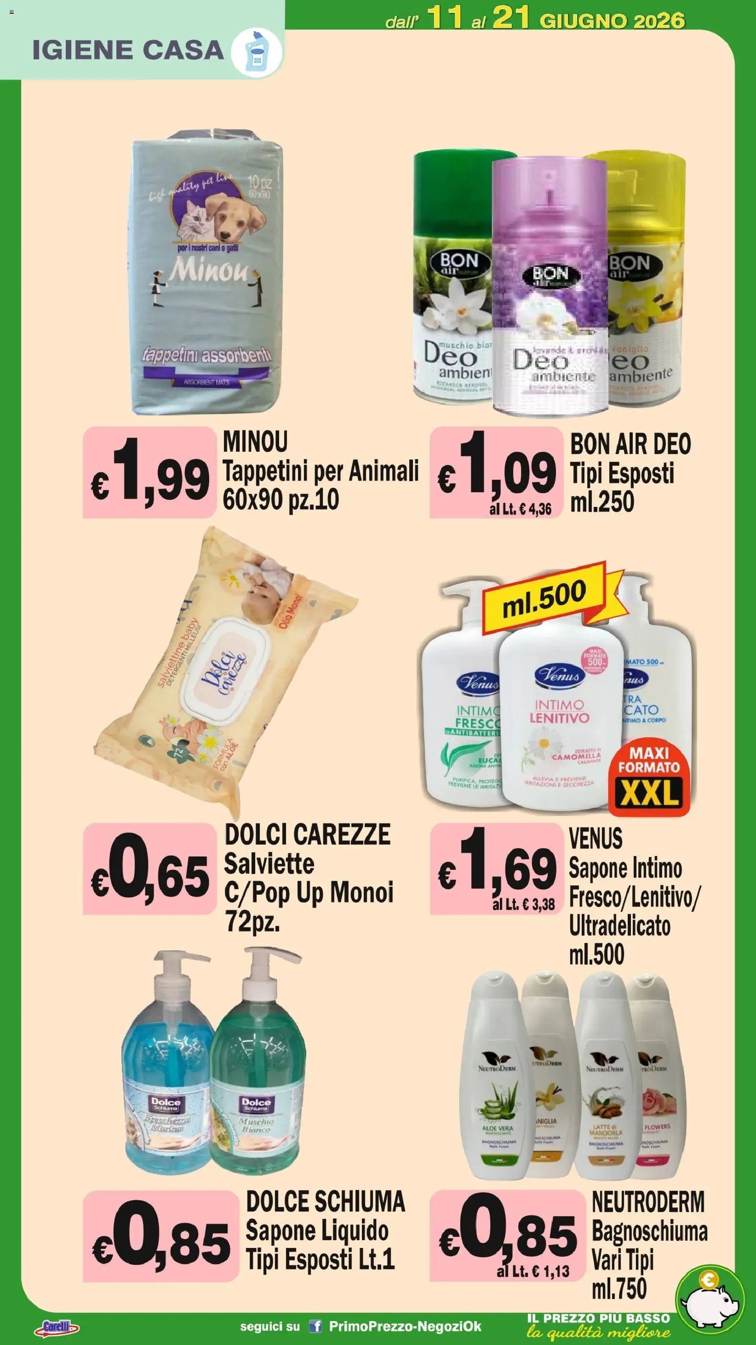 Primo Prezzo volantino dal 11/06/2026 Primo Prezzo volantino
