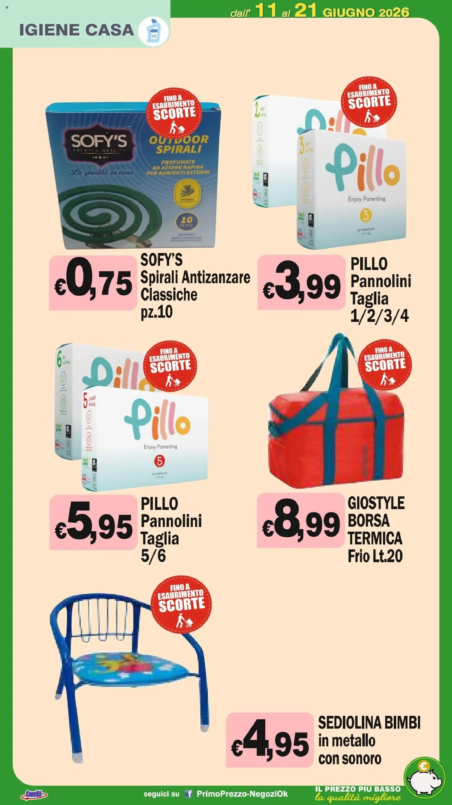 Primo Prezzo volantino dal 11/06/2026 Primo Prezzo volantino