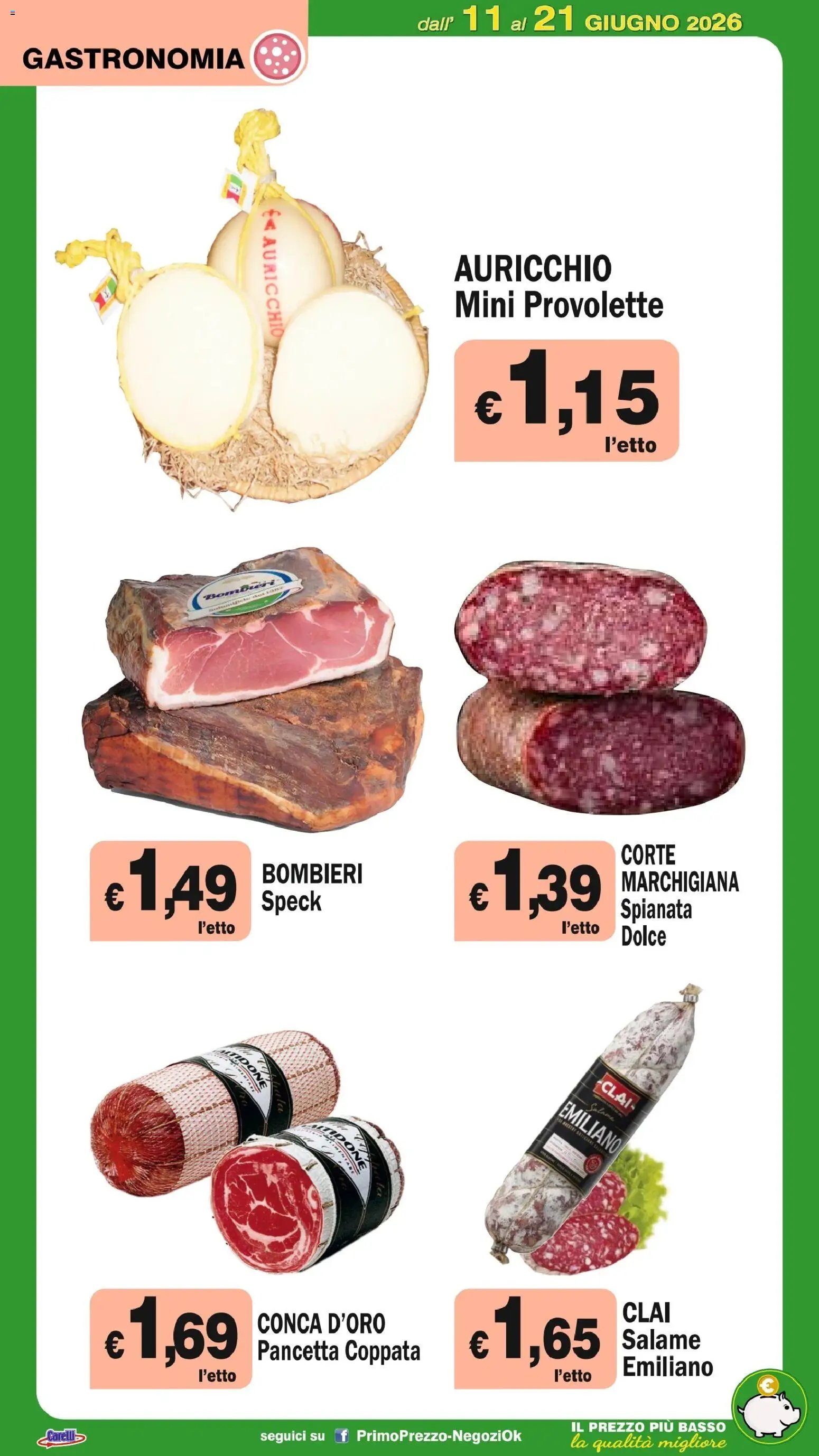 Primo Prezzo volantino dal 11/06/2026 Primo Prezzo volantino
