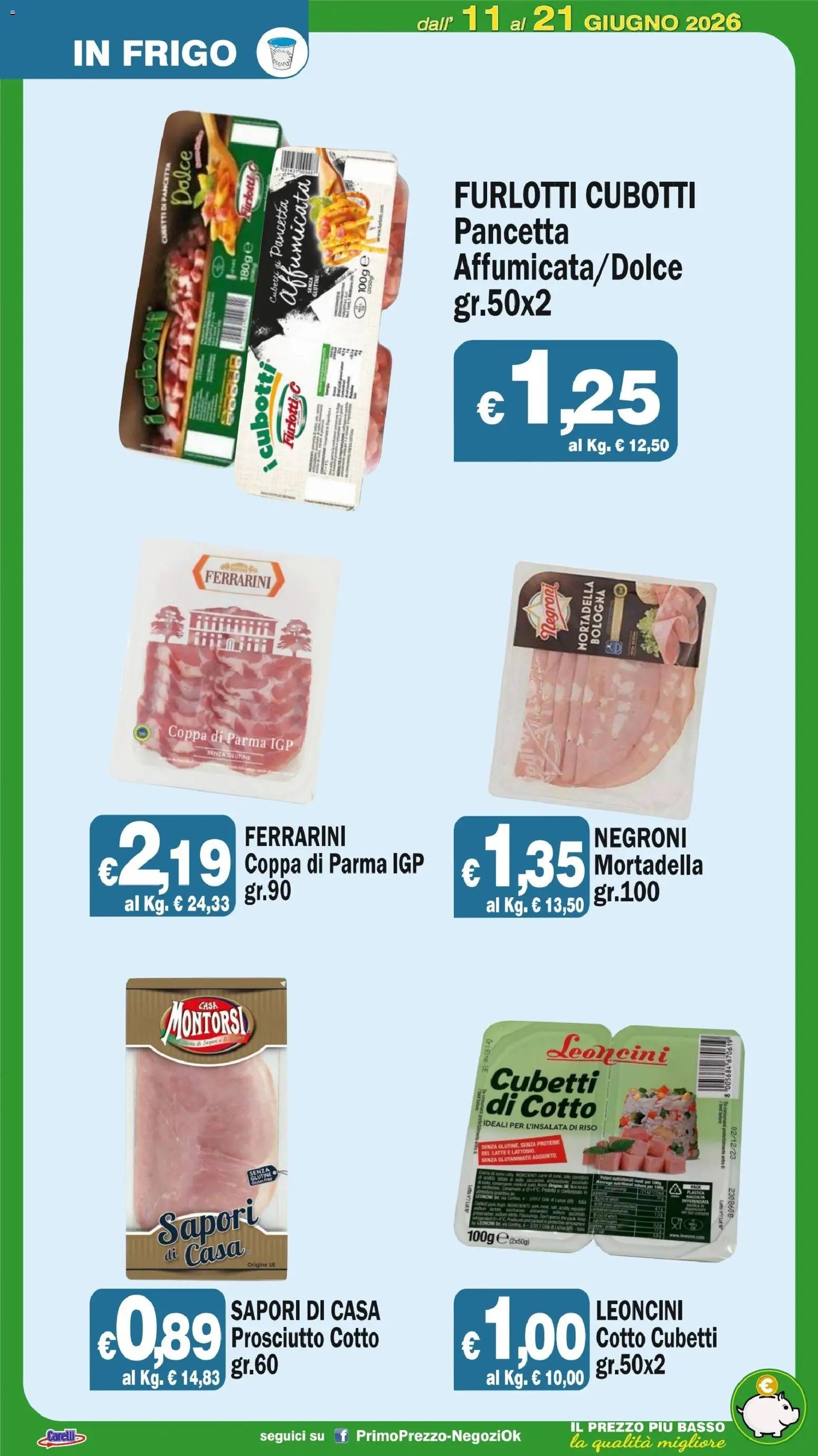 Primo Prezzo volantino dal 11/06/2026 Primo Prezzo volantino