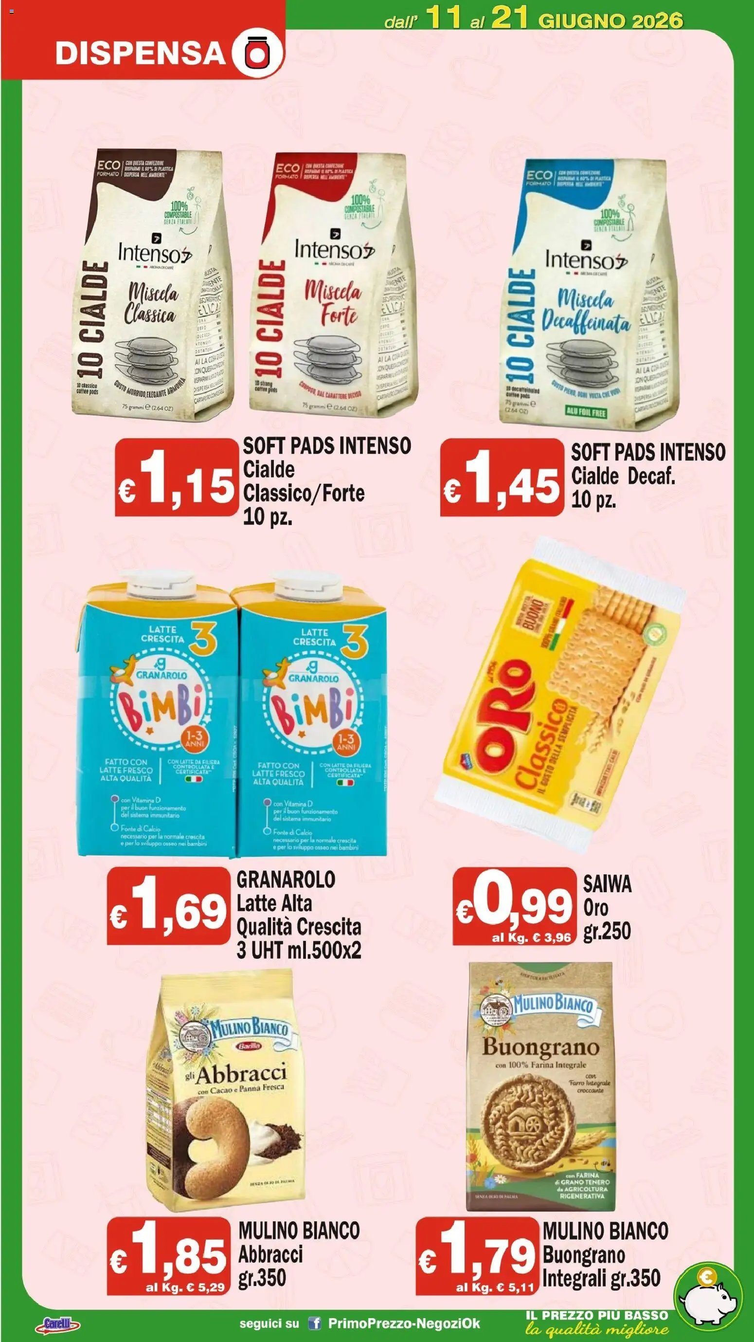 Primo Prezzo volantino dal 11/06/2026 Primo Prezzo volantino