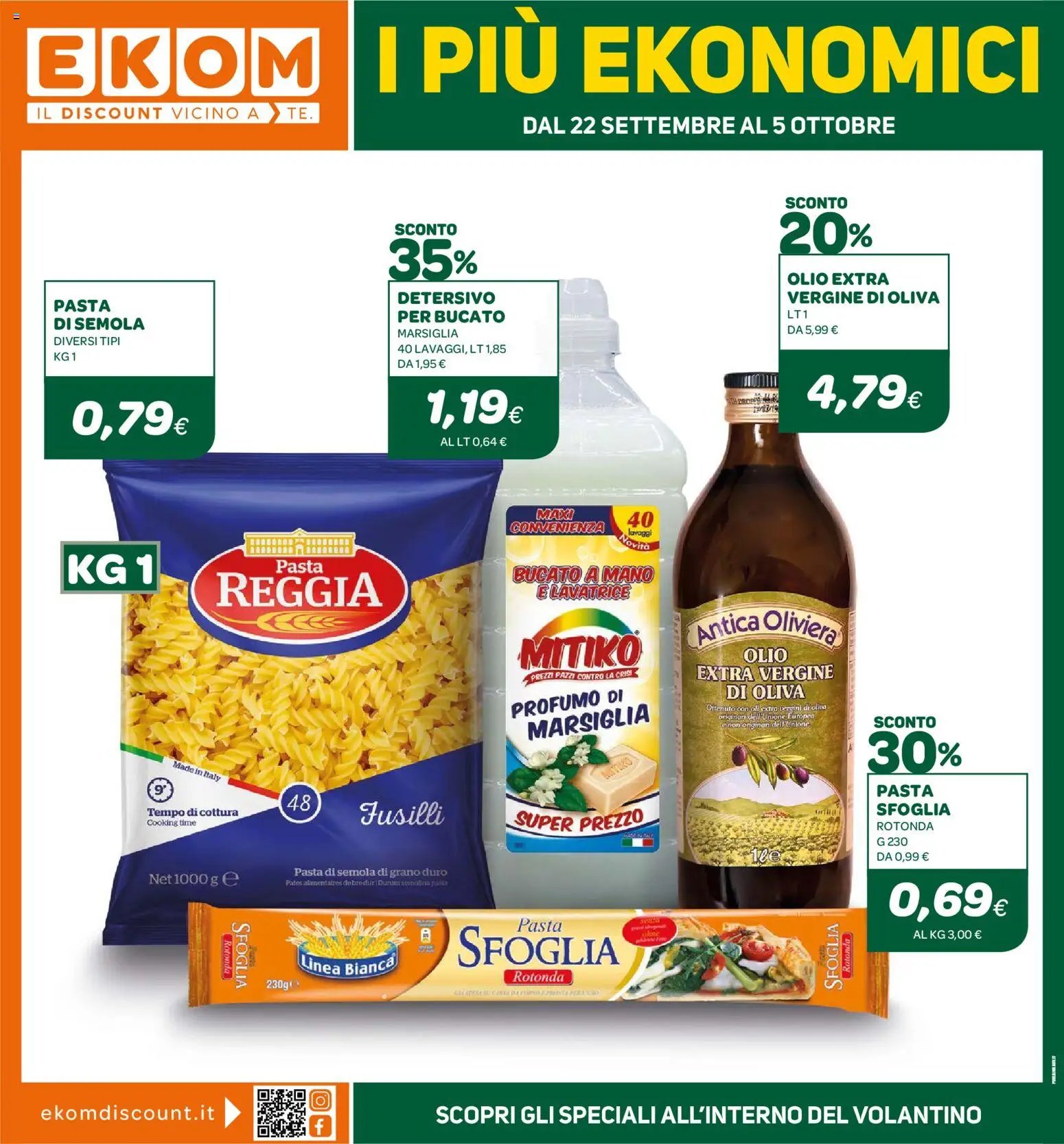 Ekom volantino dal 22/09/2026 Ekom volantino Toscana
