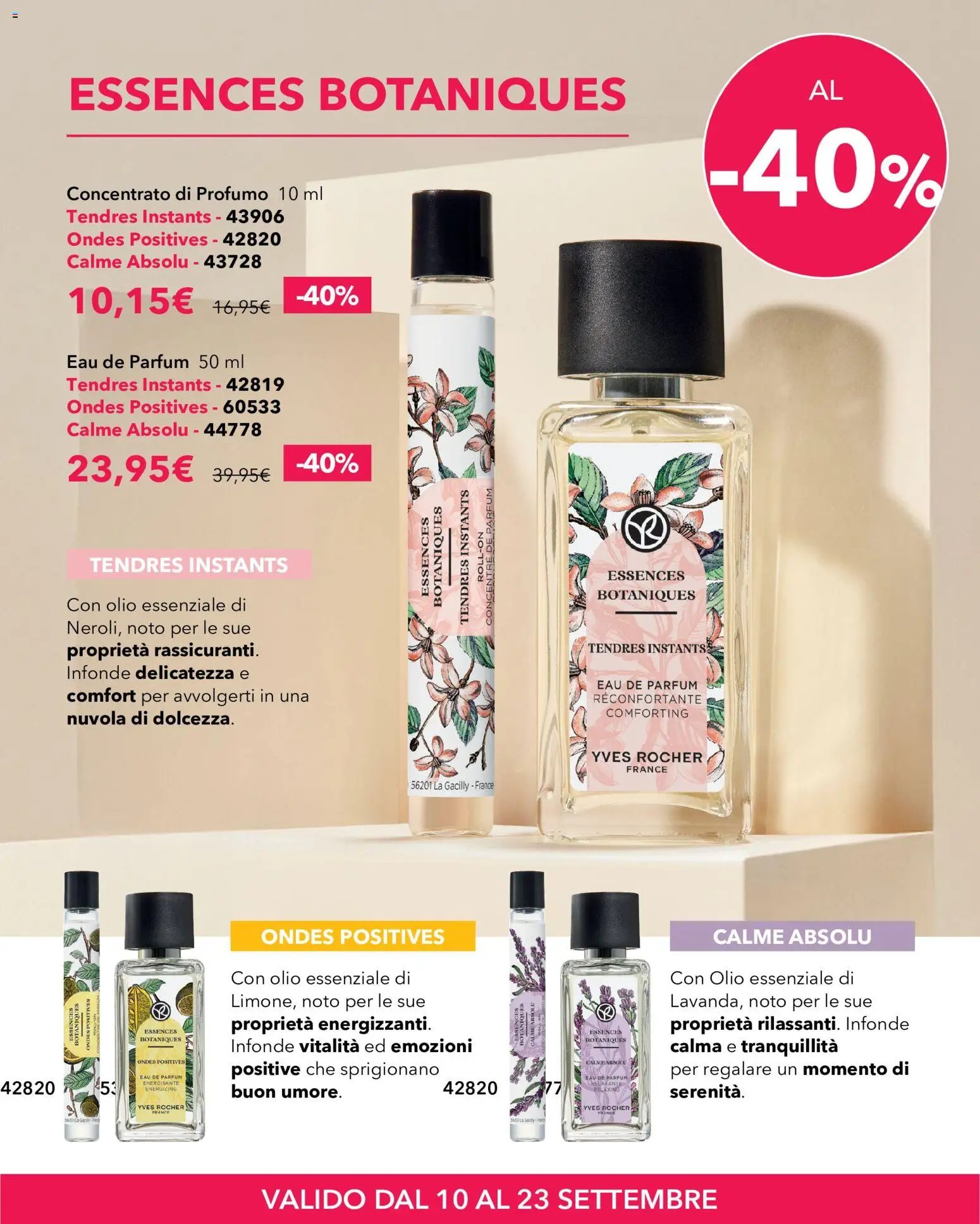 Yves Rocher volantino dal 10/09/2026 Yves Rocher catalogo Profumi