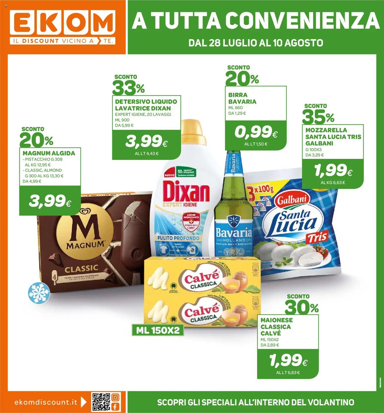 Ekom volantino dal 28/07/2026 Ekom volantino