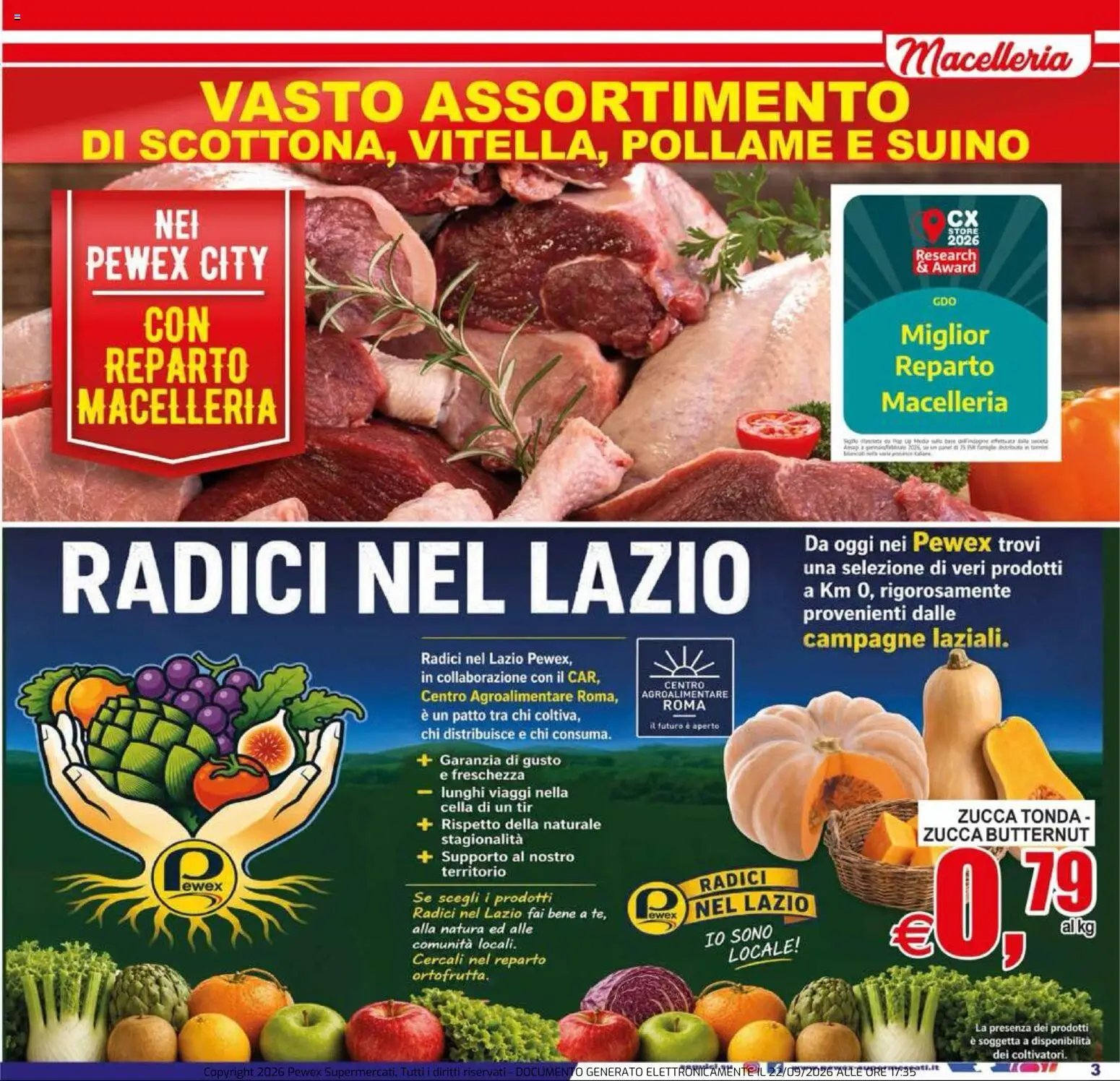 Pewex volantino dal 24/09/2026 Pewex volantino City