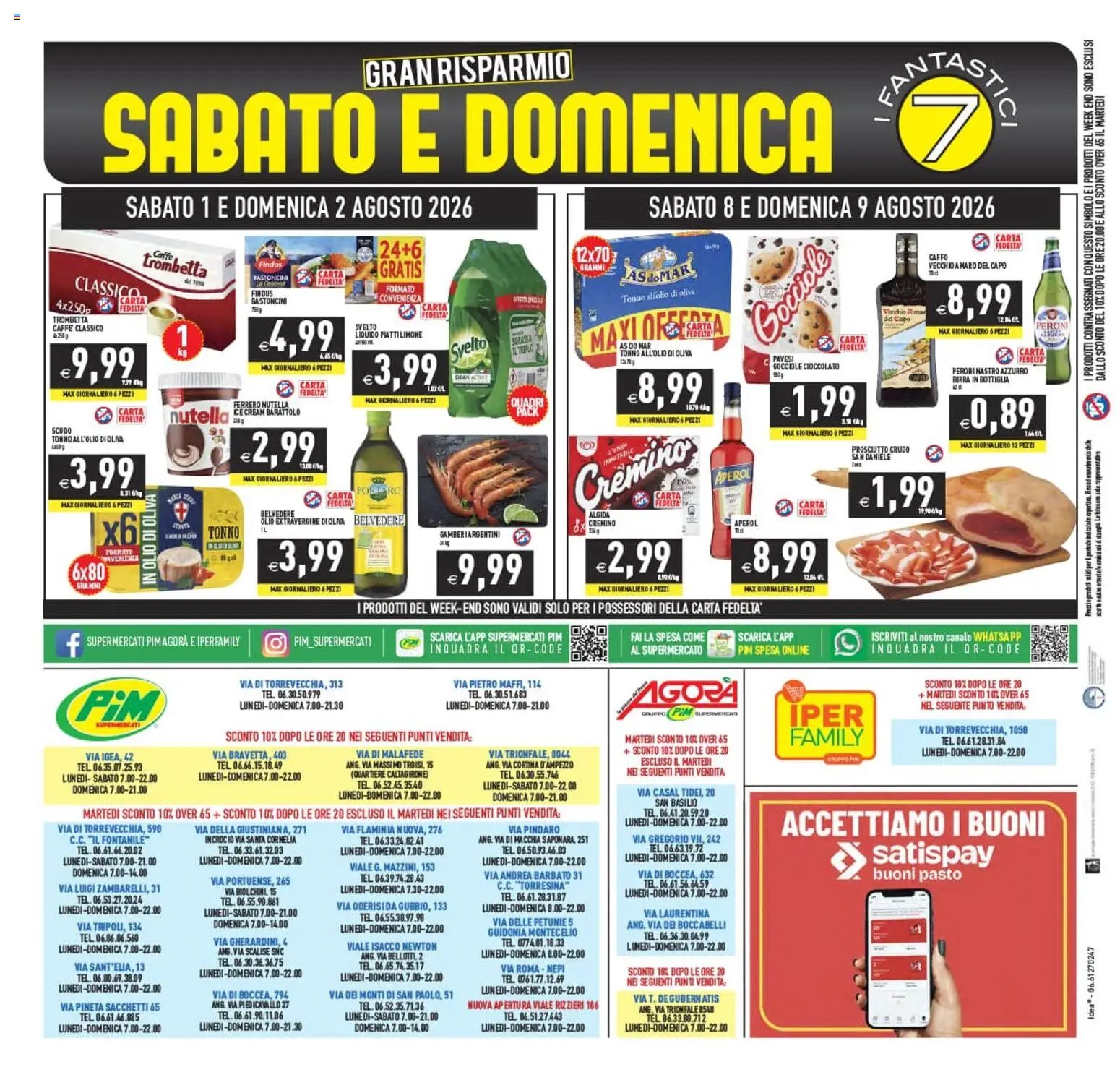 PIM Supermercati volantino dal 31/07/2026 PIM Supermercati volantino