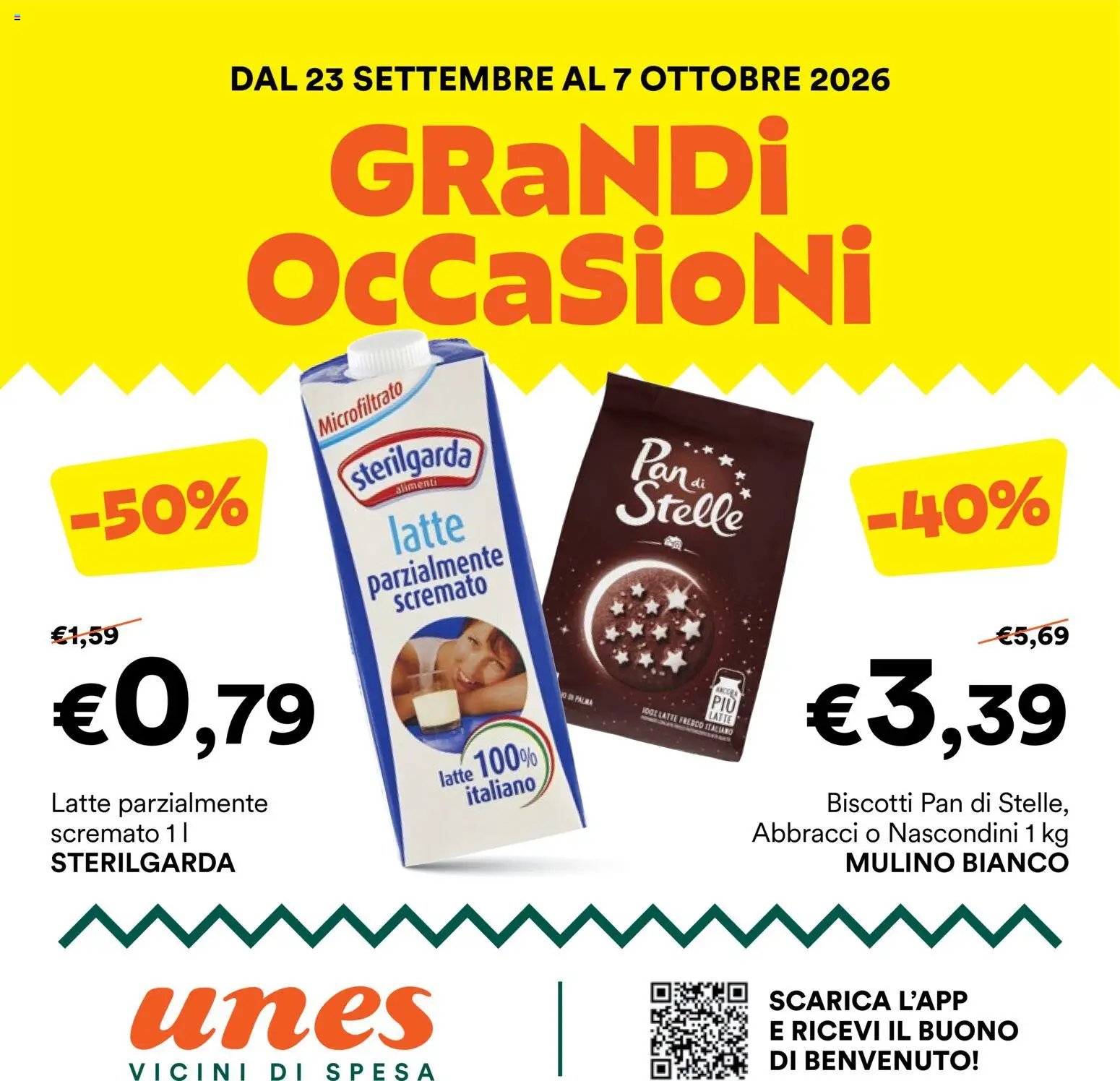 Unes volantino dal 23/09/2026 Unes volantino