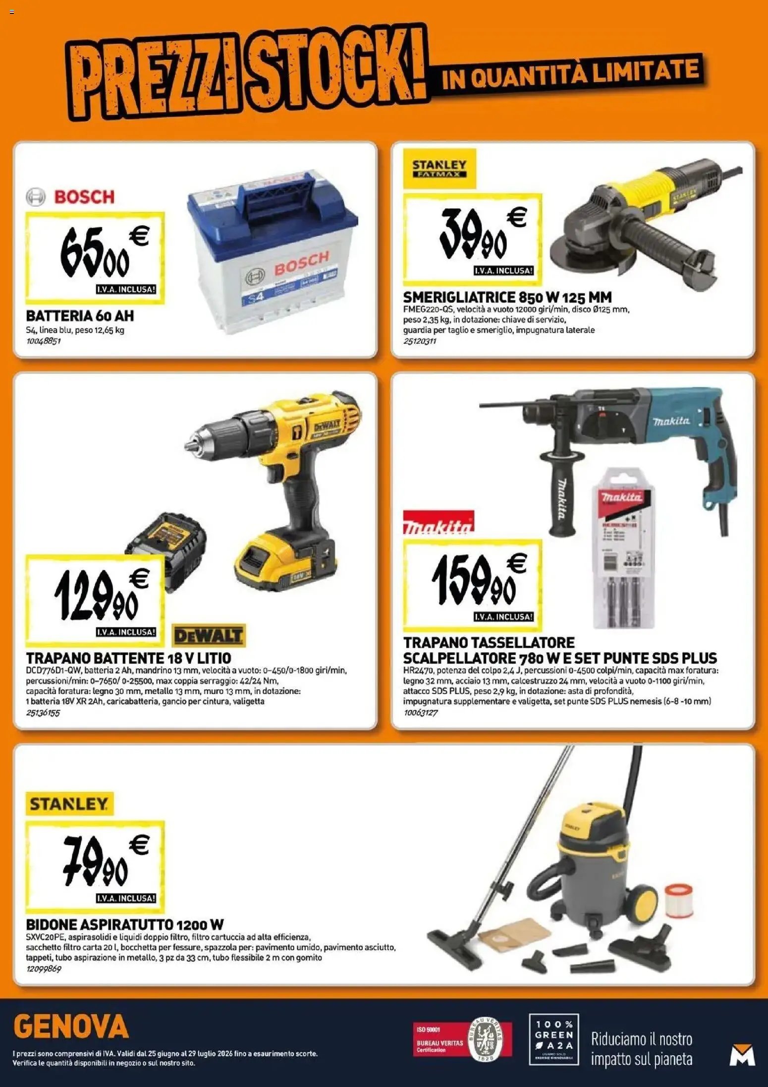 TECNOMAT volantino dal 24/06/2026 Straordinari prezzi stock!