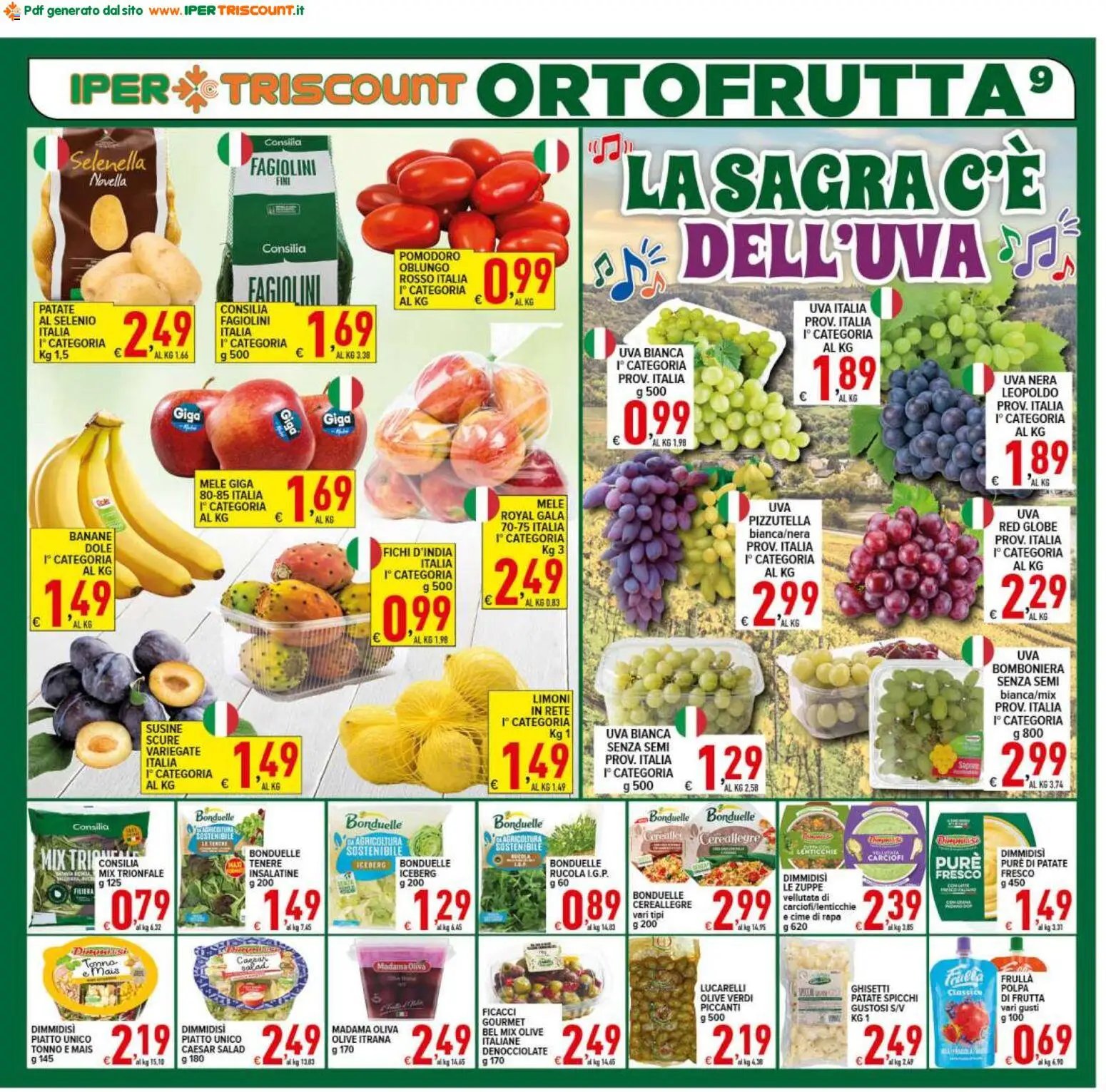 Ipertriscount volantino dal 11/09/2026 Ipertriscount volantino