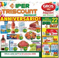 Ipertriscount volantino dal 11/09/2026 Ipertriscount volantino