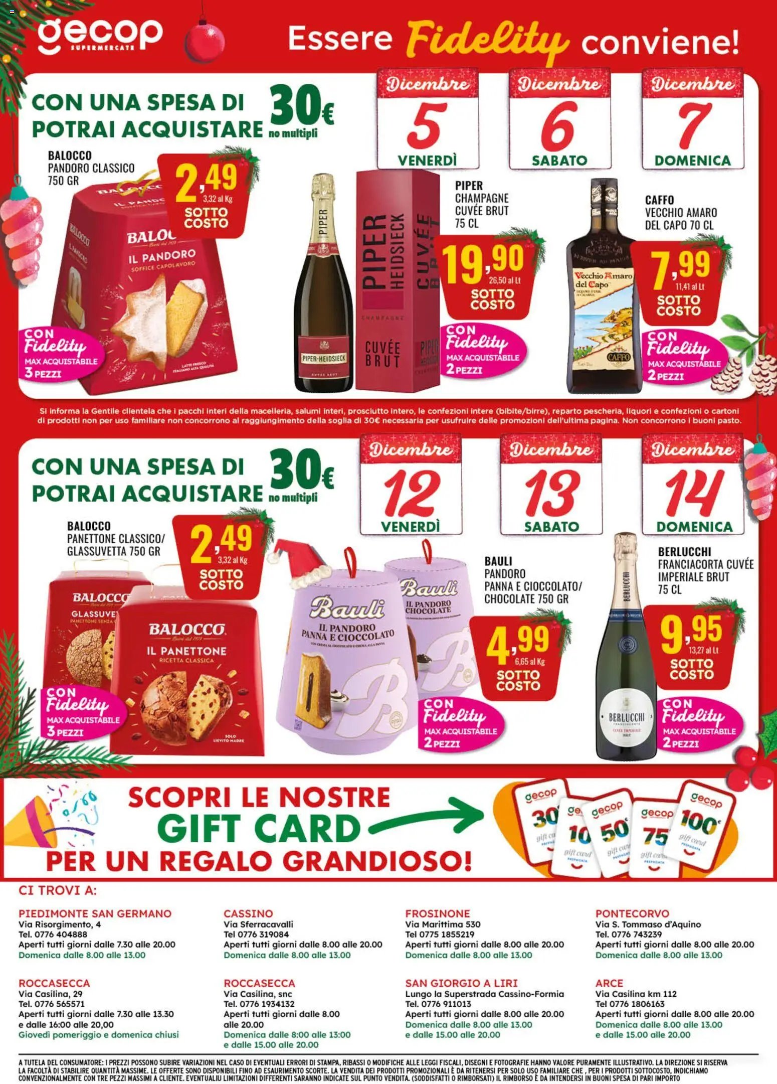 GECOP volantino dal 01/12/2025 Attuale volantino (2025-12-01 - 2025-12-14)