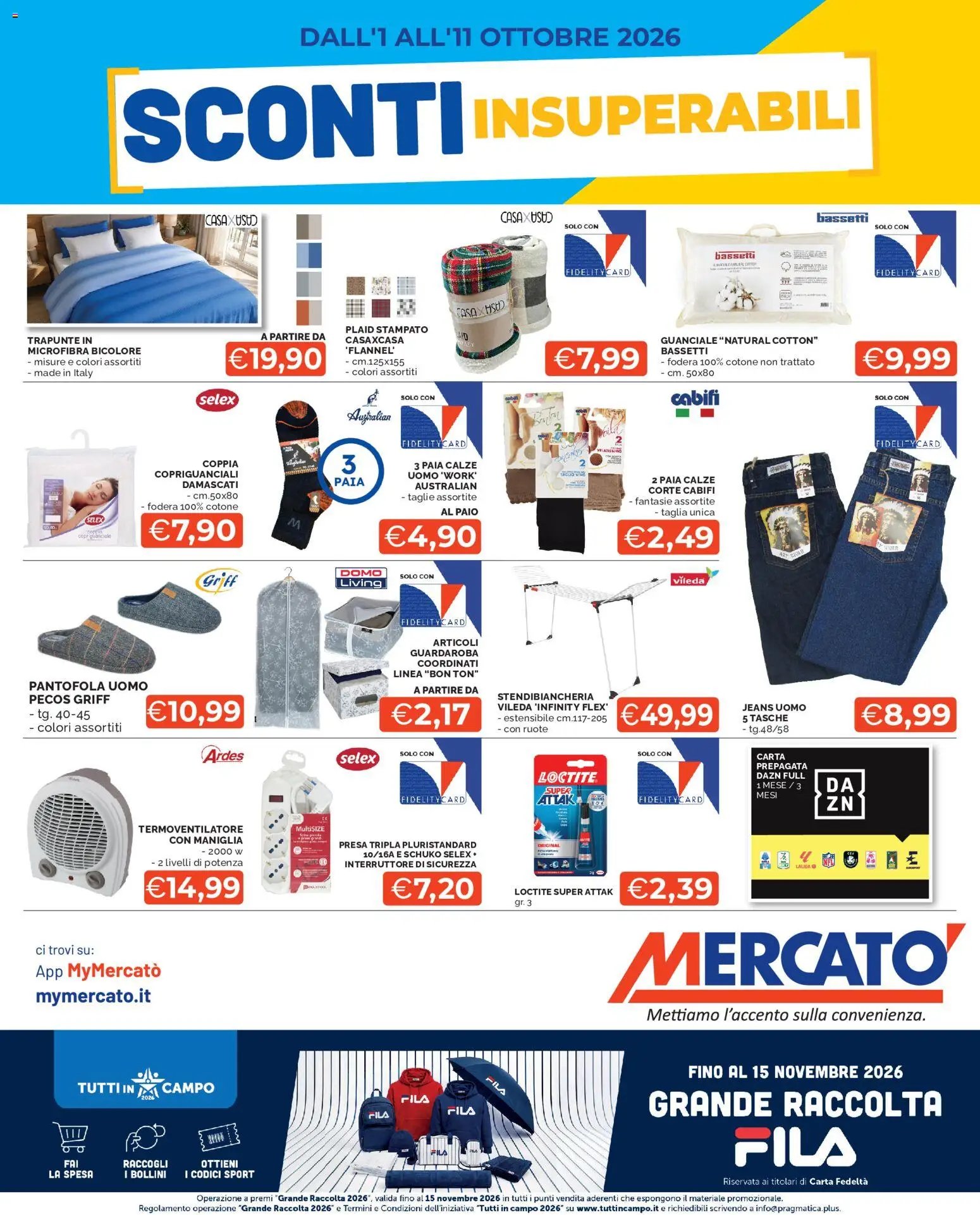 Mercatò volantino dal 01/10/2026 Mercatò volantino Sconti Insuperabili