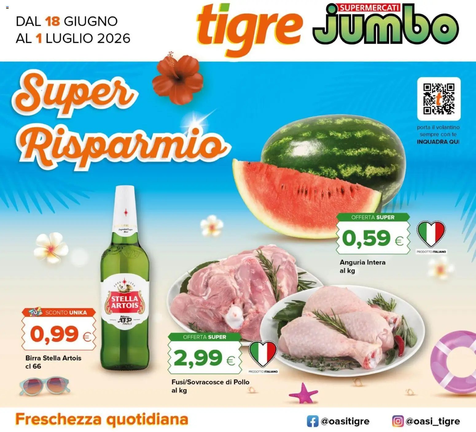 Tigre volantino dal 18/06/2026 Tigre volantino Jumbo