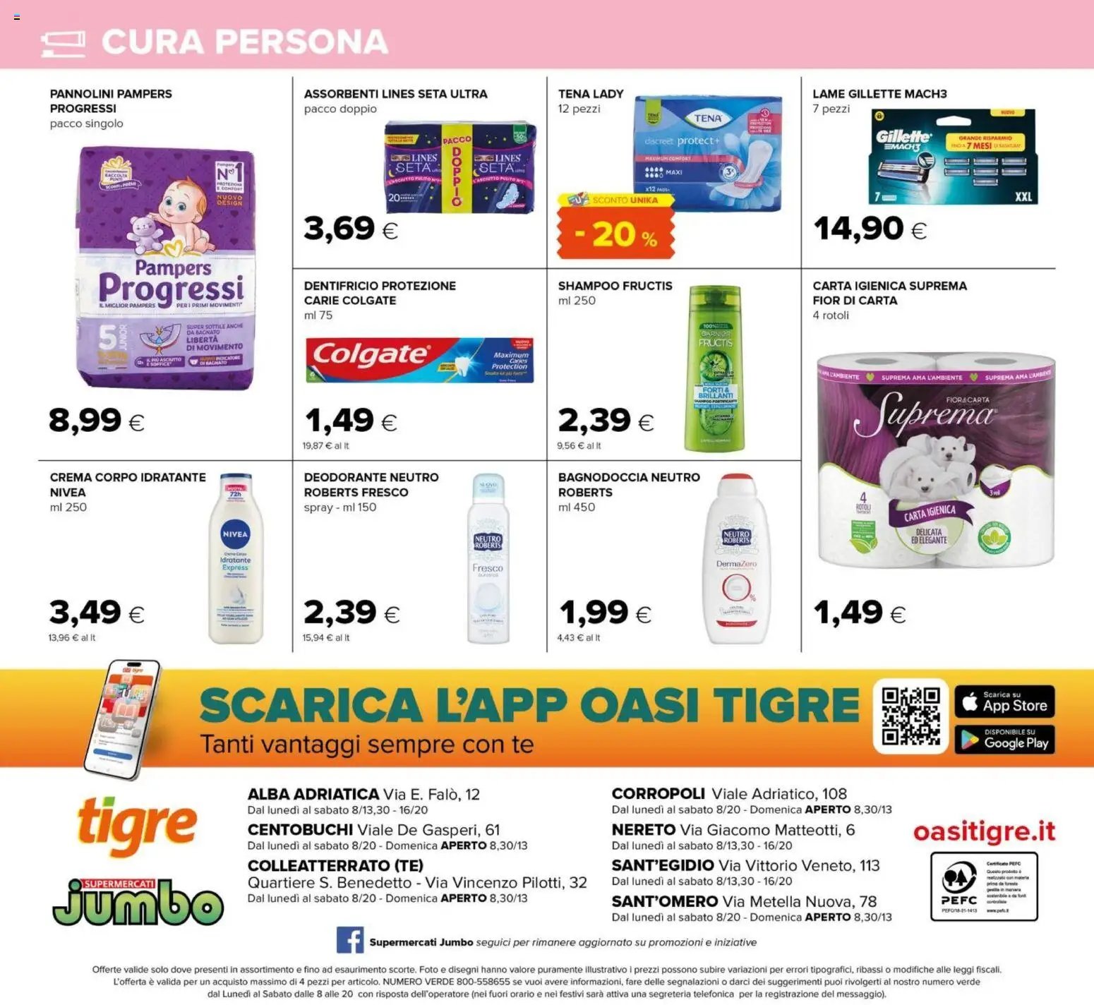 Tigre volantino dal 18/06/2026 Tigre volantino Jumbo