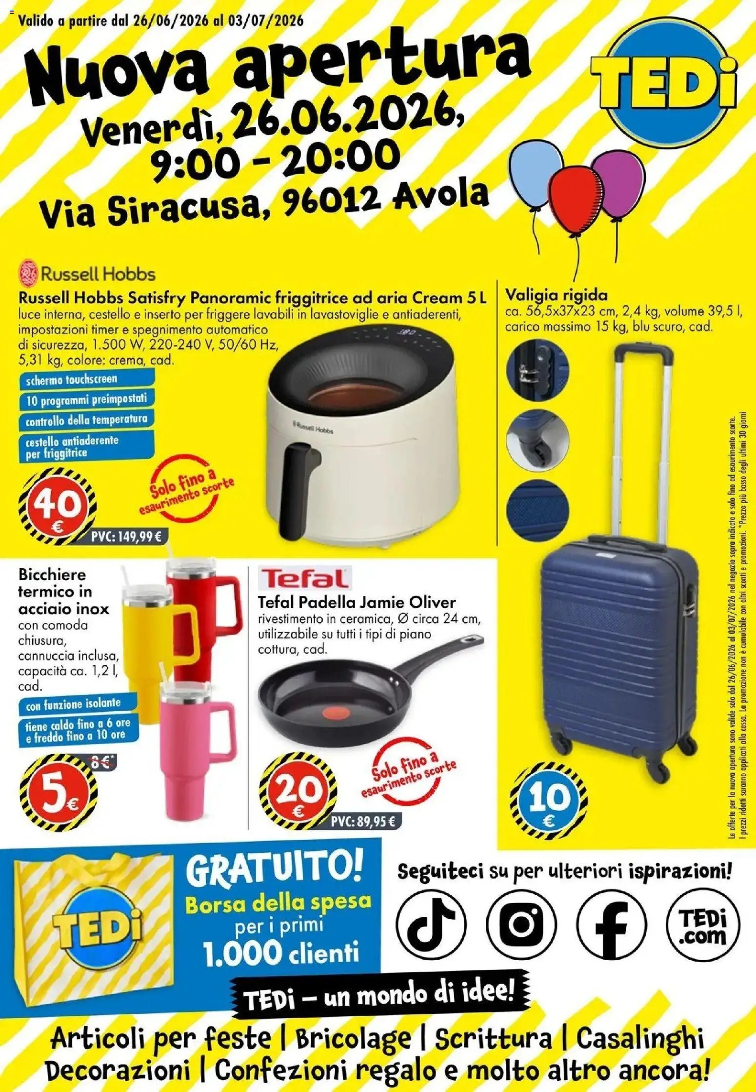 TEDi volantino dal 21/06/2026 Nuova apertura