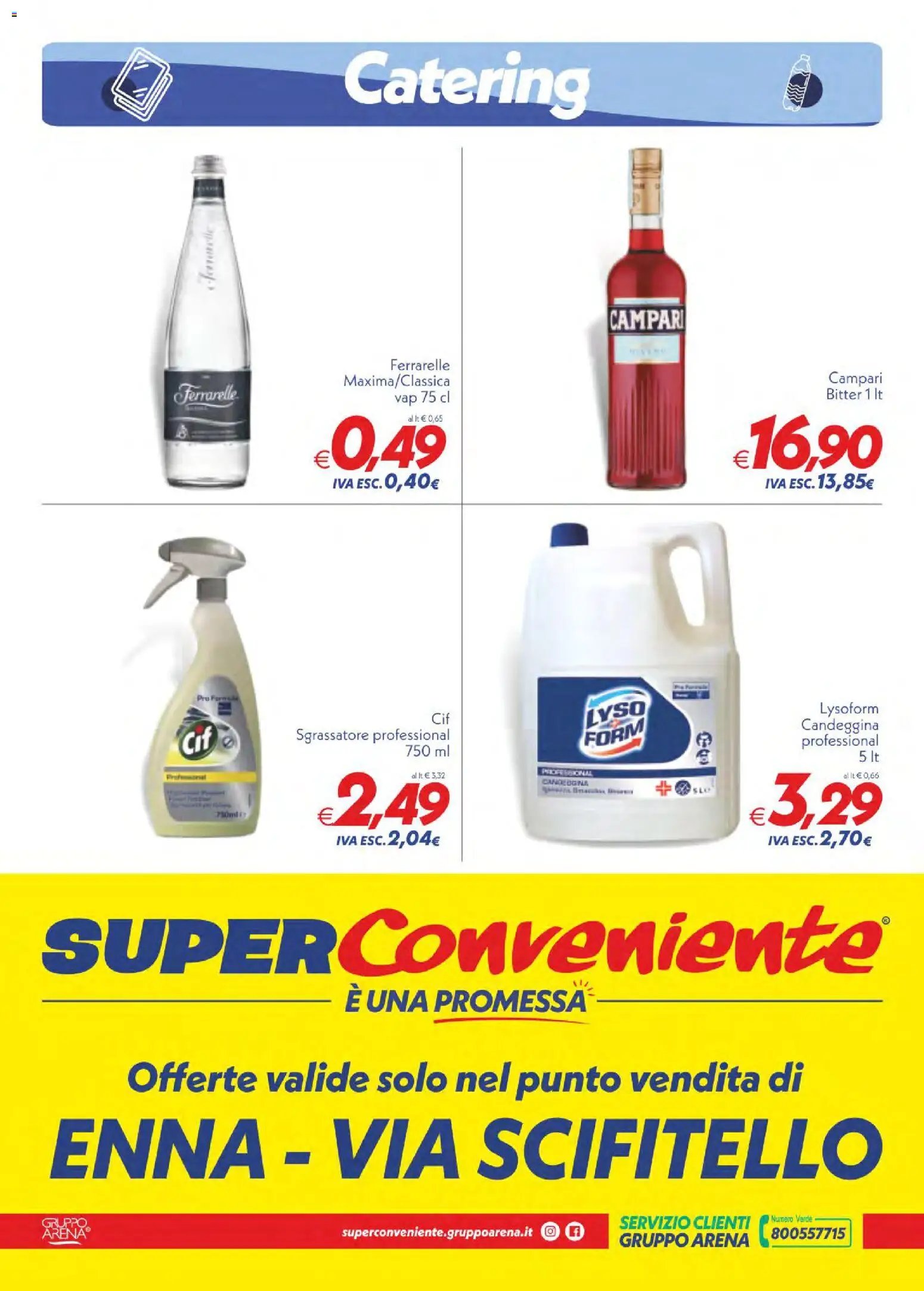 SuperConveniente volantino dal 30/06/2026 SuperConveniente volantino Catering Enna, Misterbianco