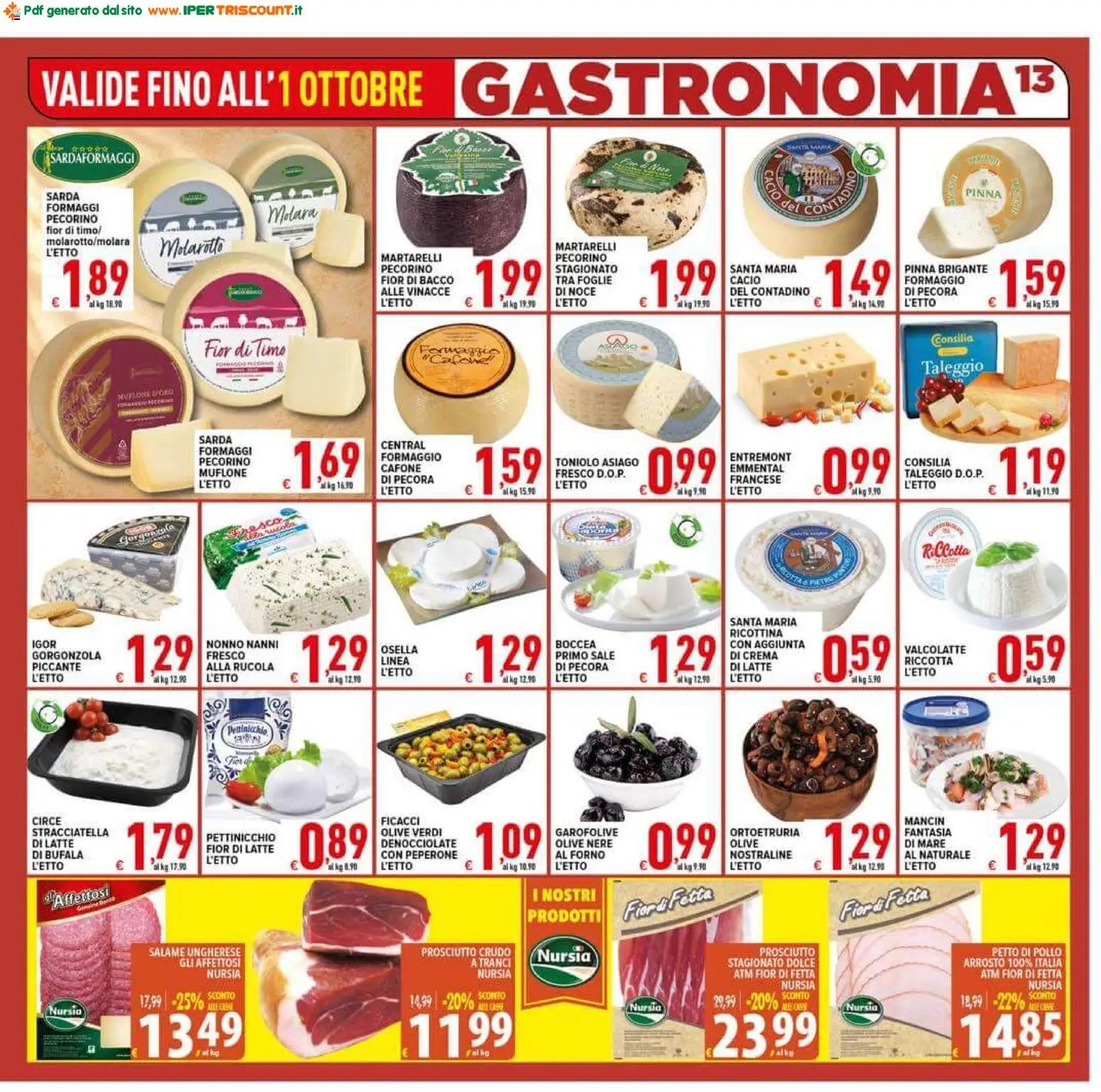 Ipertriscount volantino dal 23/09/2026 Ipertriscount volantino