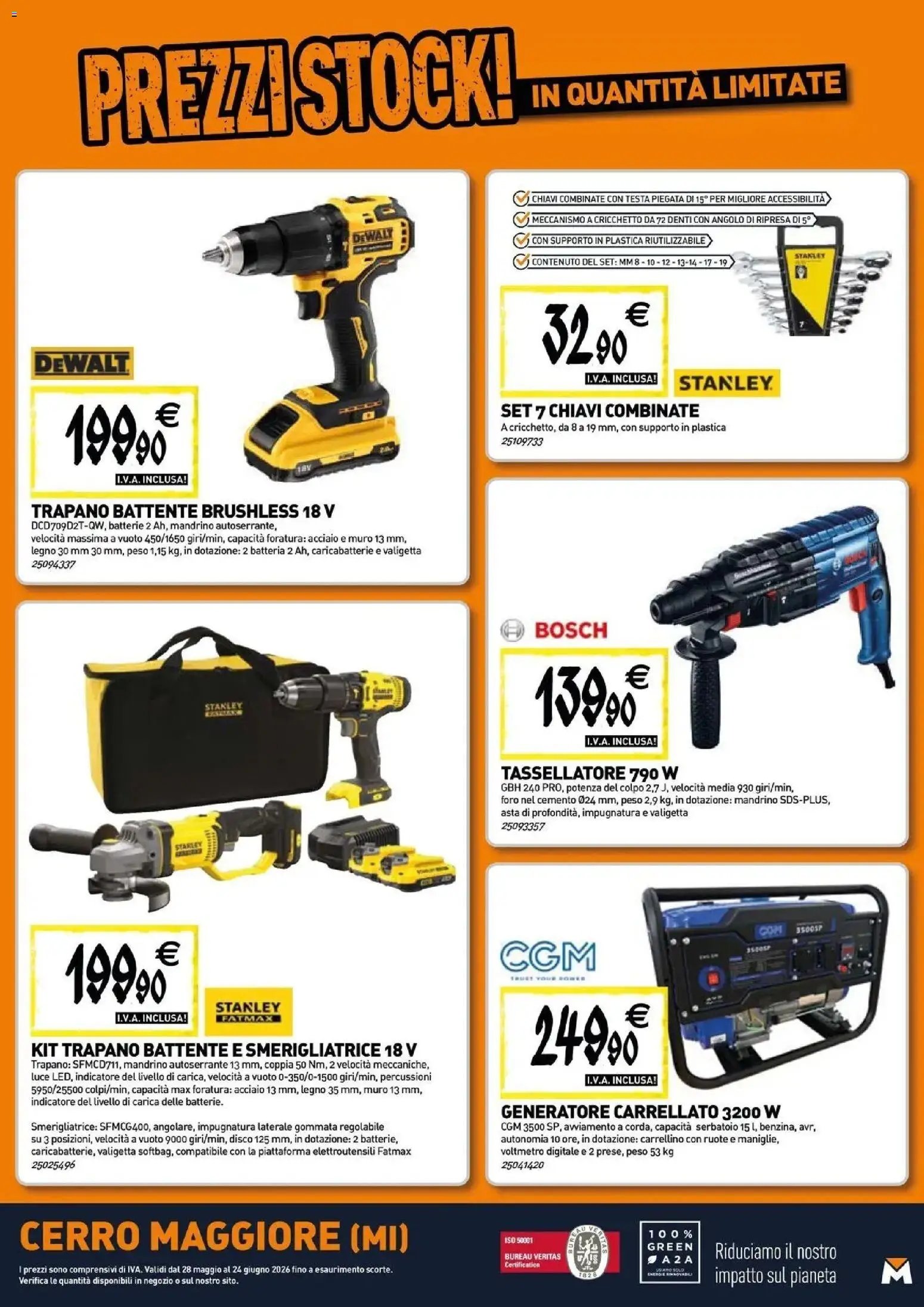 TECNOMAT volantino dal 27/05/2026 Straordinari prezzi stock!