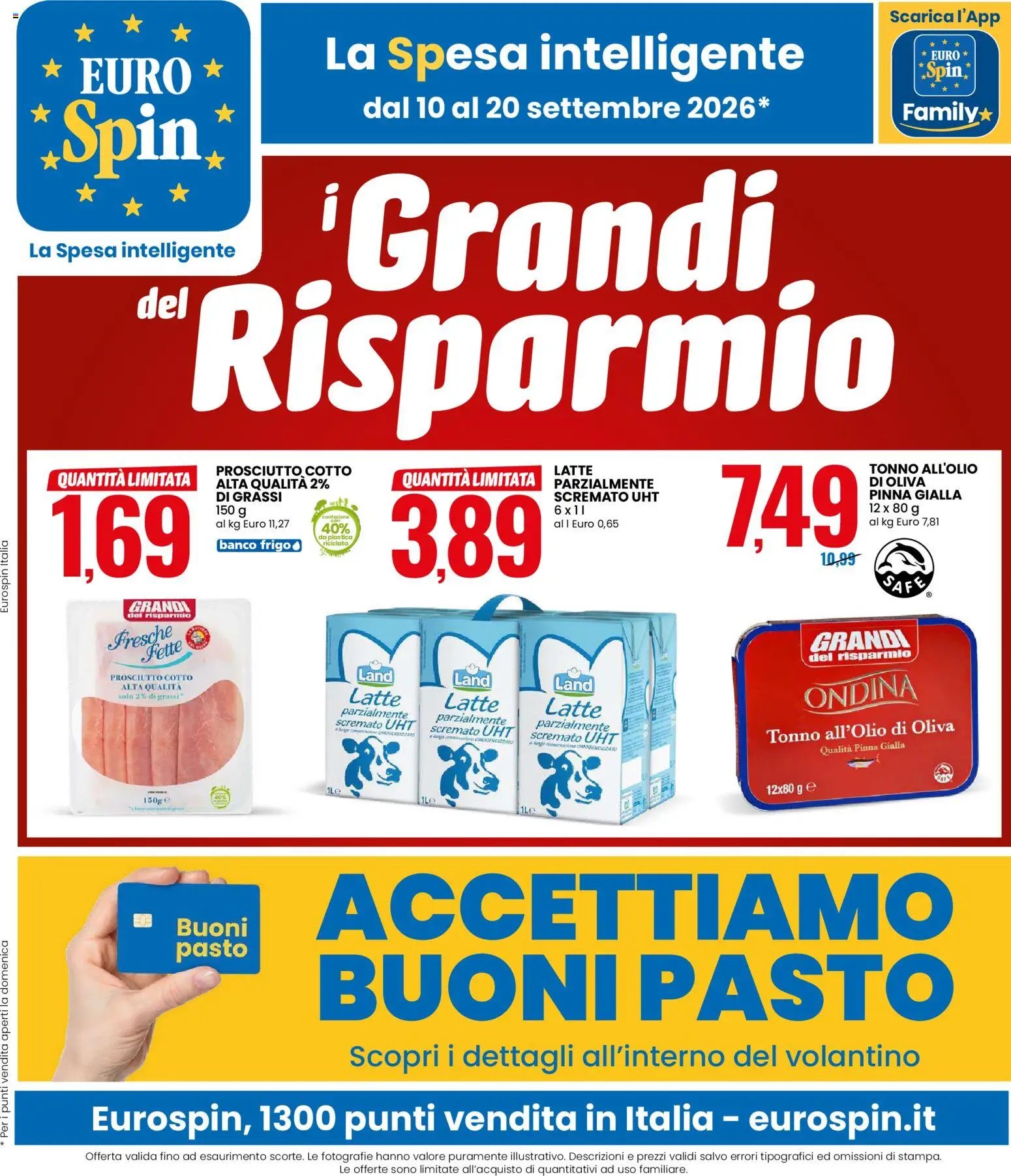 Eurospin volantino dal 10/09/2026 Eurospin volantino