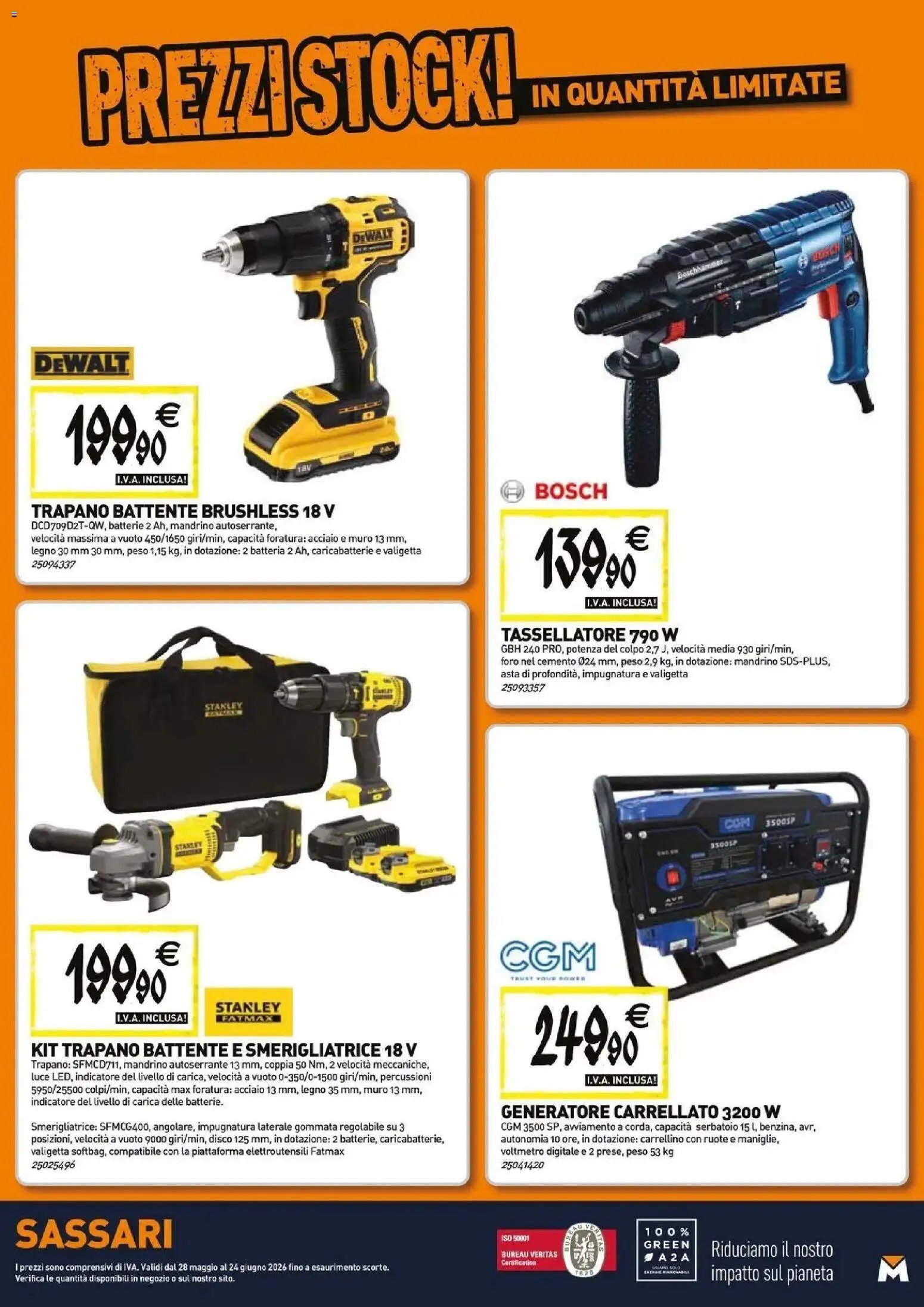 TECNOMAT volantino dal 27/05/2026 Straordinari prezzi stock!
