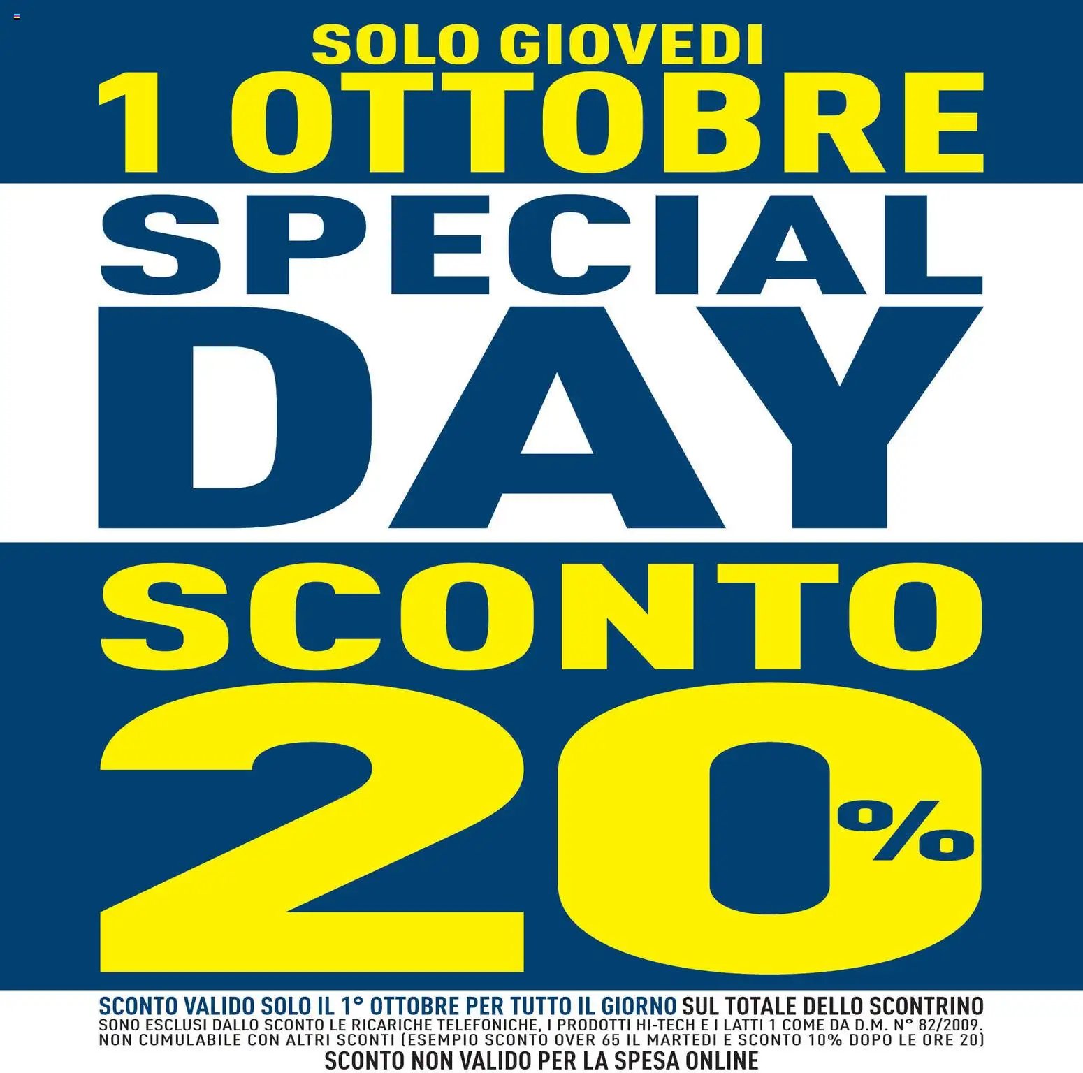 PIM Supermercati volantino dal 01/10/2026 PIM Supermercati volantino Special Day 1 Ottobre