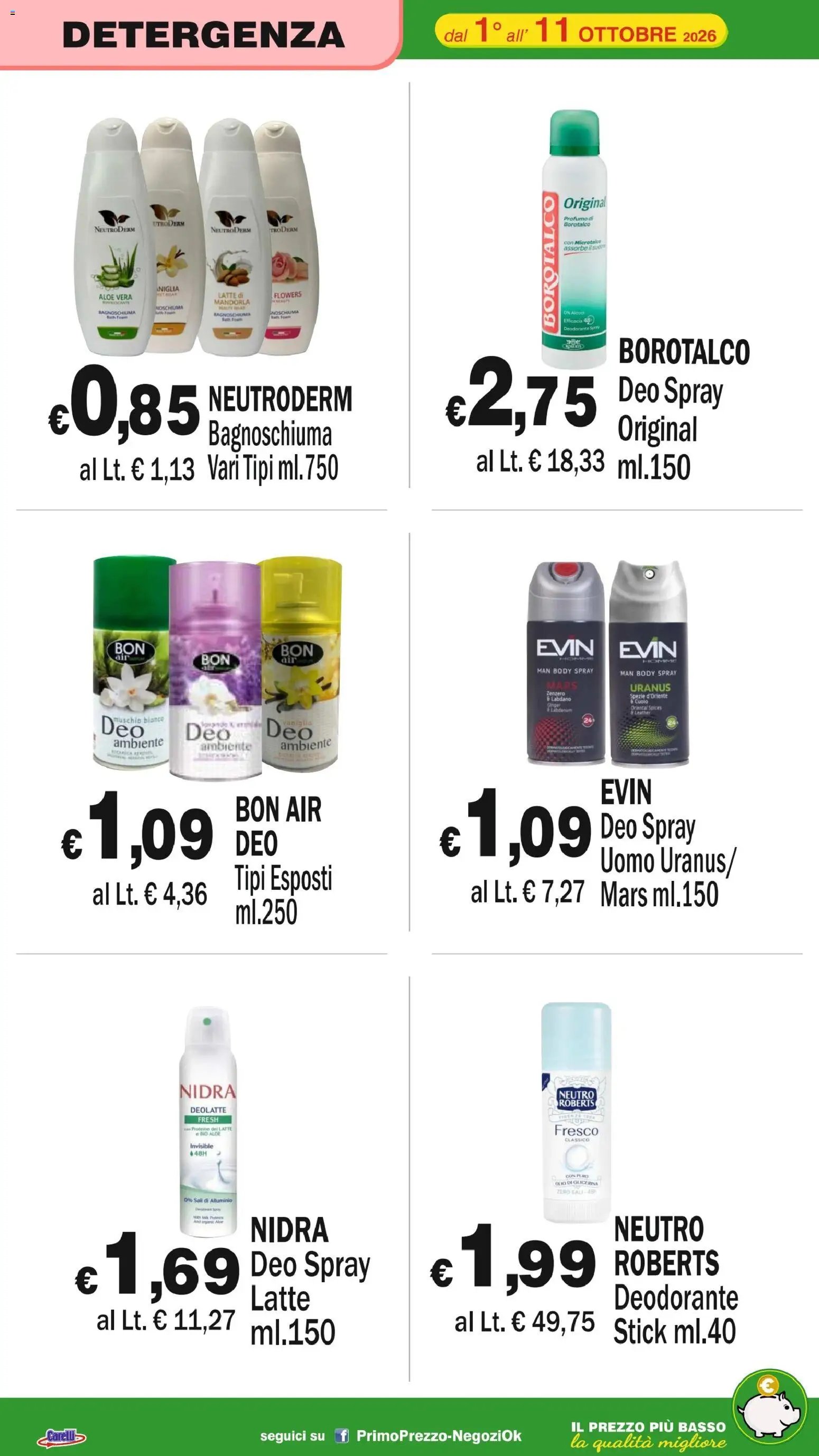 Primo Prezzo volantino dal 01/10/2026 Primo Prezzo volantino