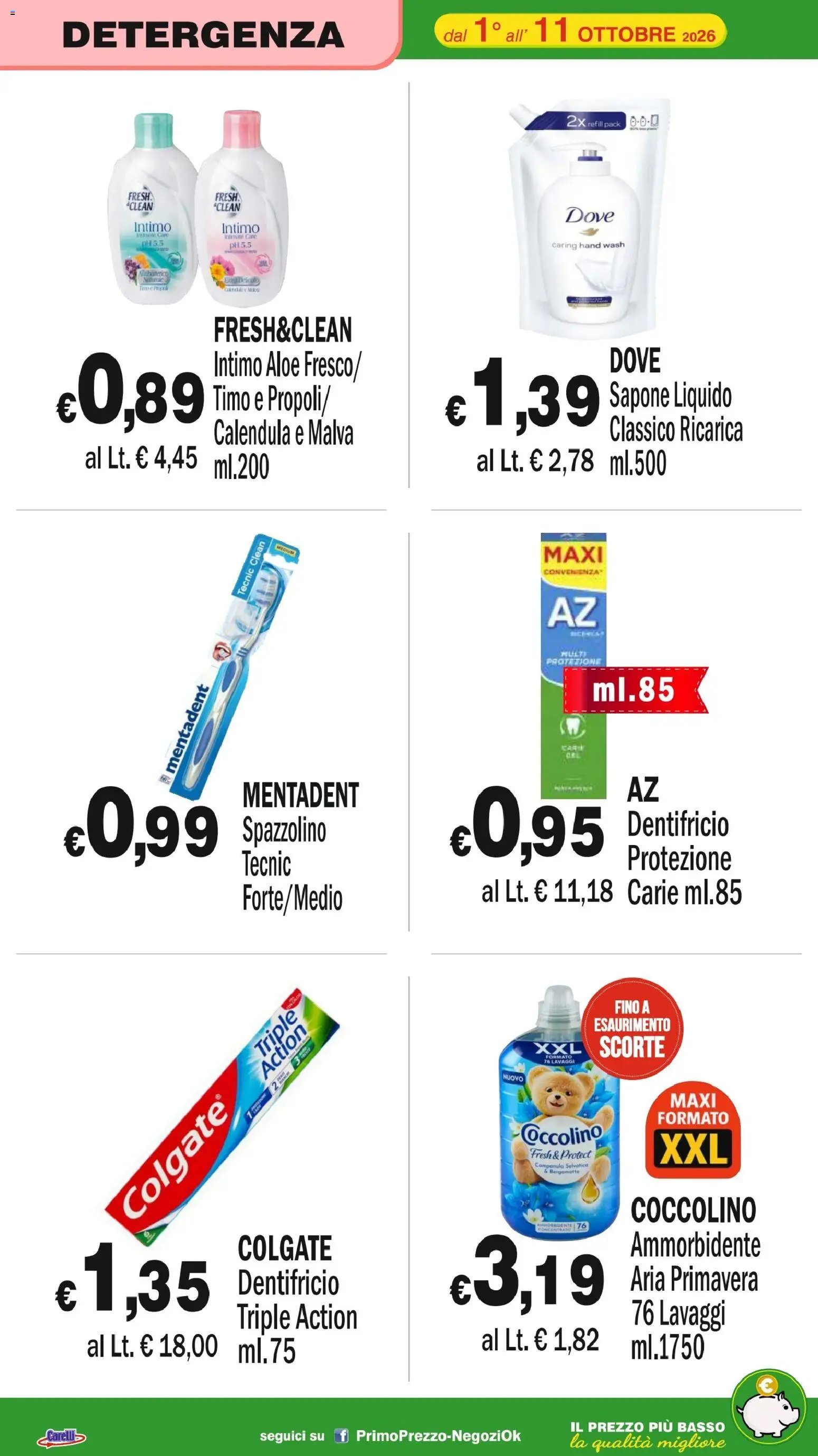 Primo Prezzo volantino dal 01/10/2026 Primo Prezzo volantino