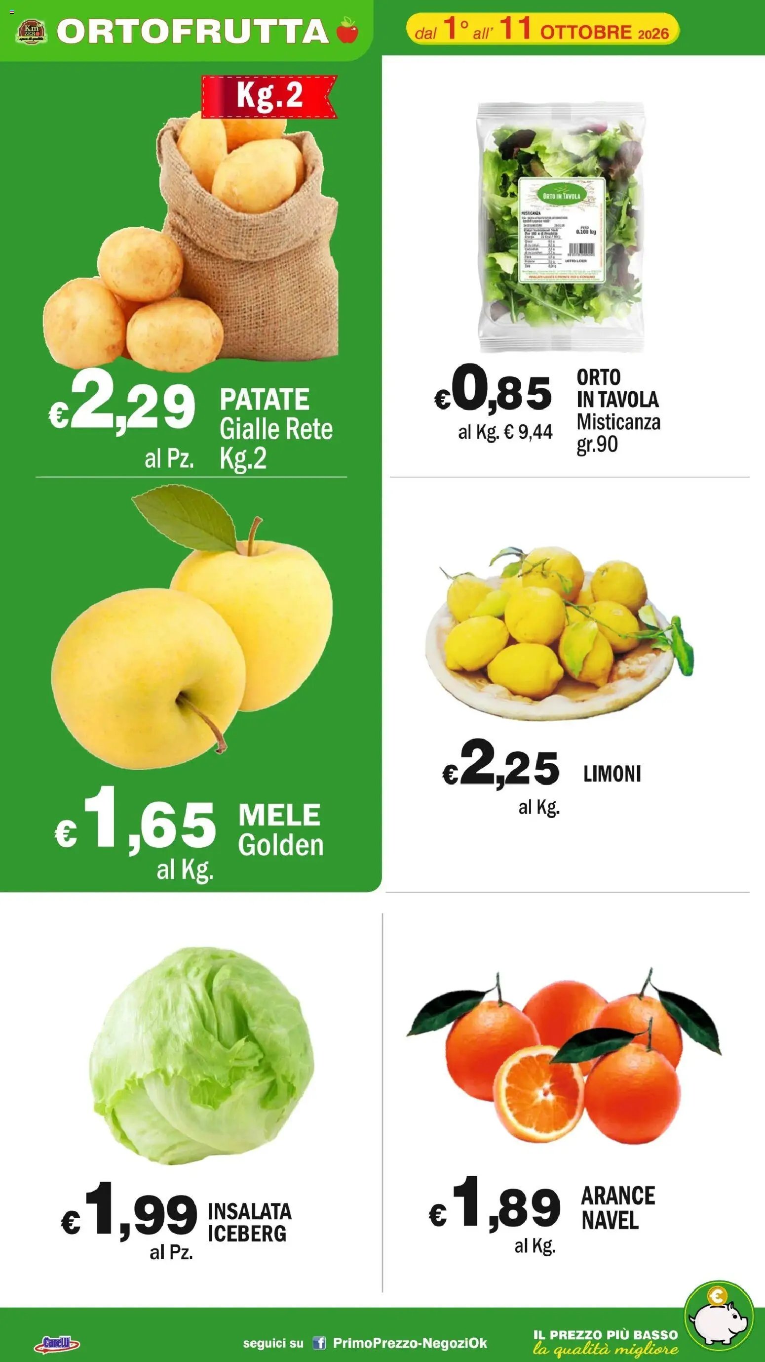 Primo Prezzo volantino dal 01/10/2026 Primo Prezzo volantino