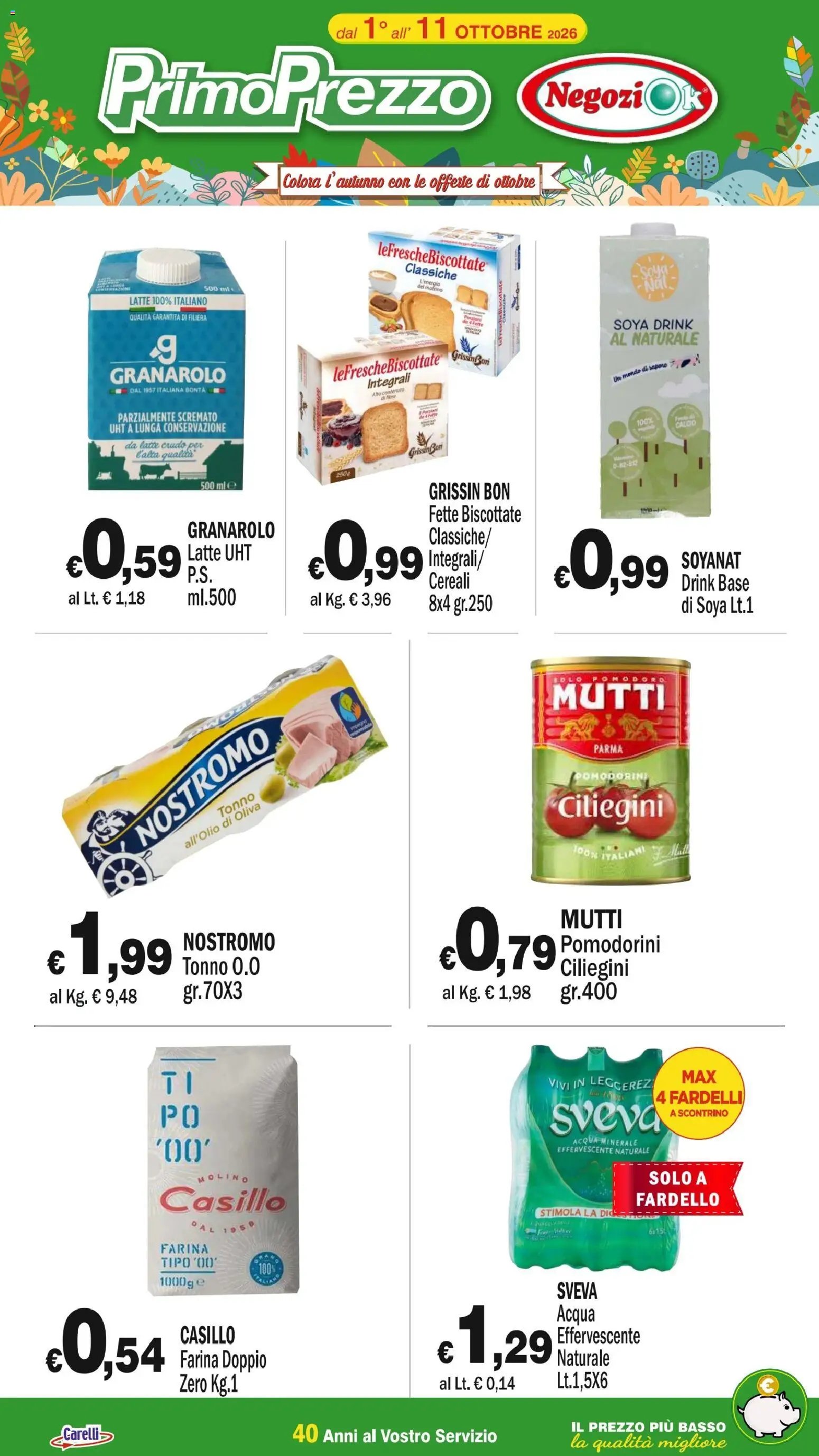 Primo Prezzo volantino dal 01/10/2026 Primo Prezzo volantino