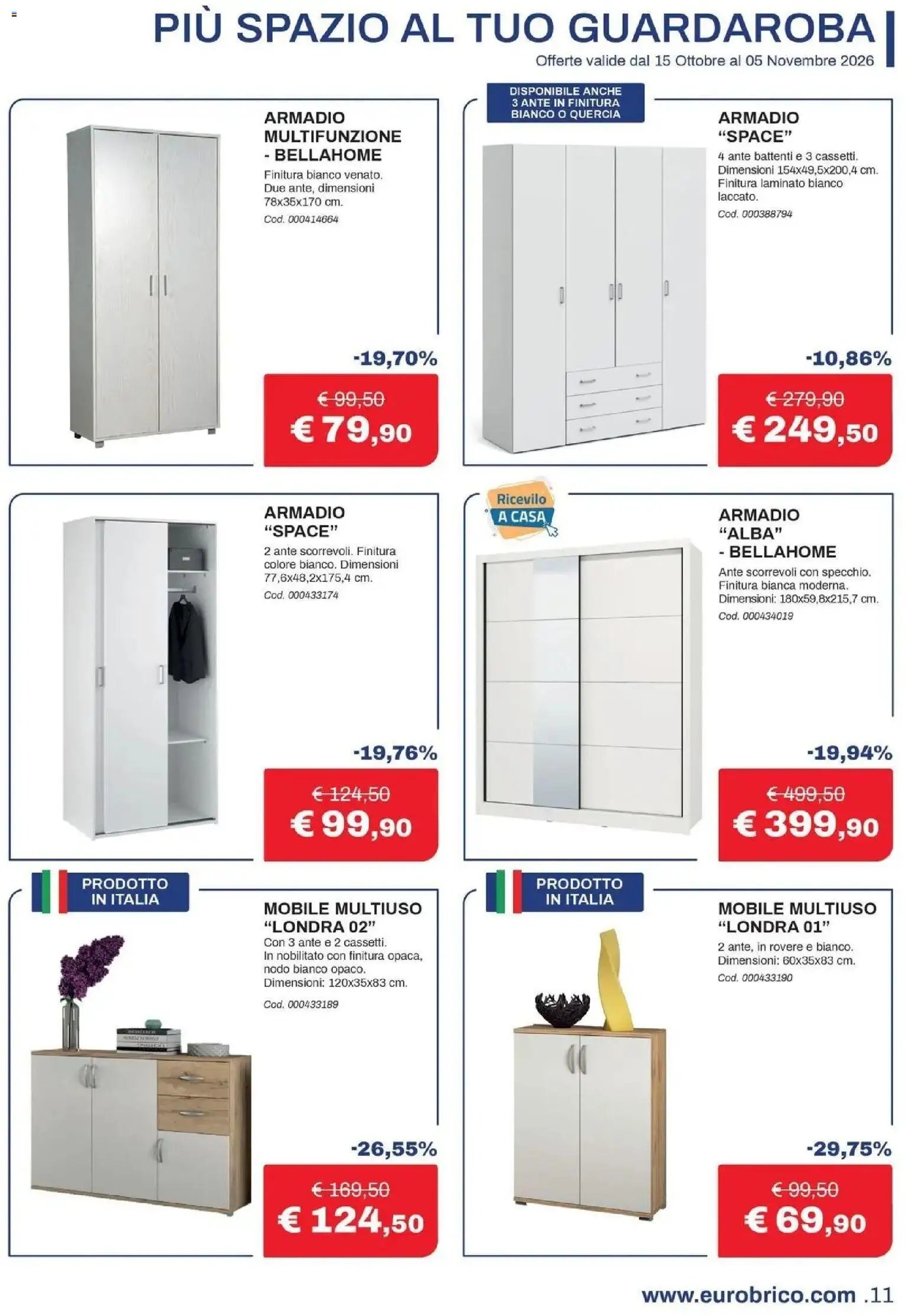 Eurobrico volantino Il calore che ti meriti anteprima dal 15/10 2026 - offerte settimana