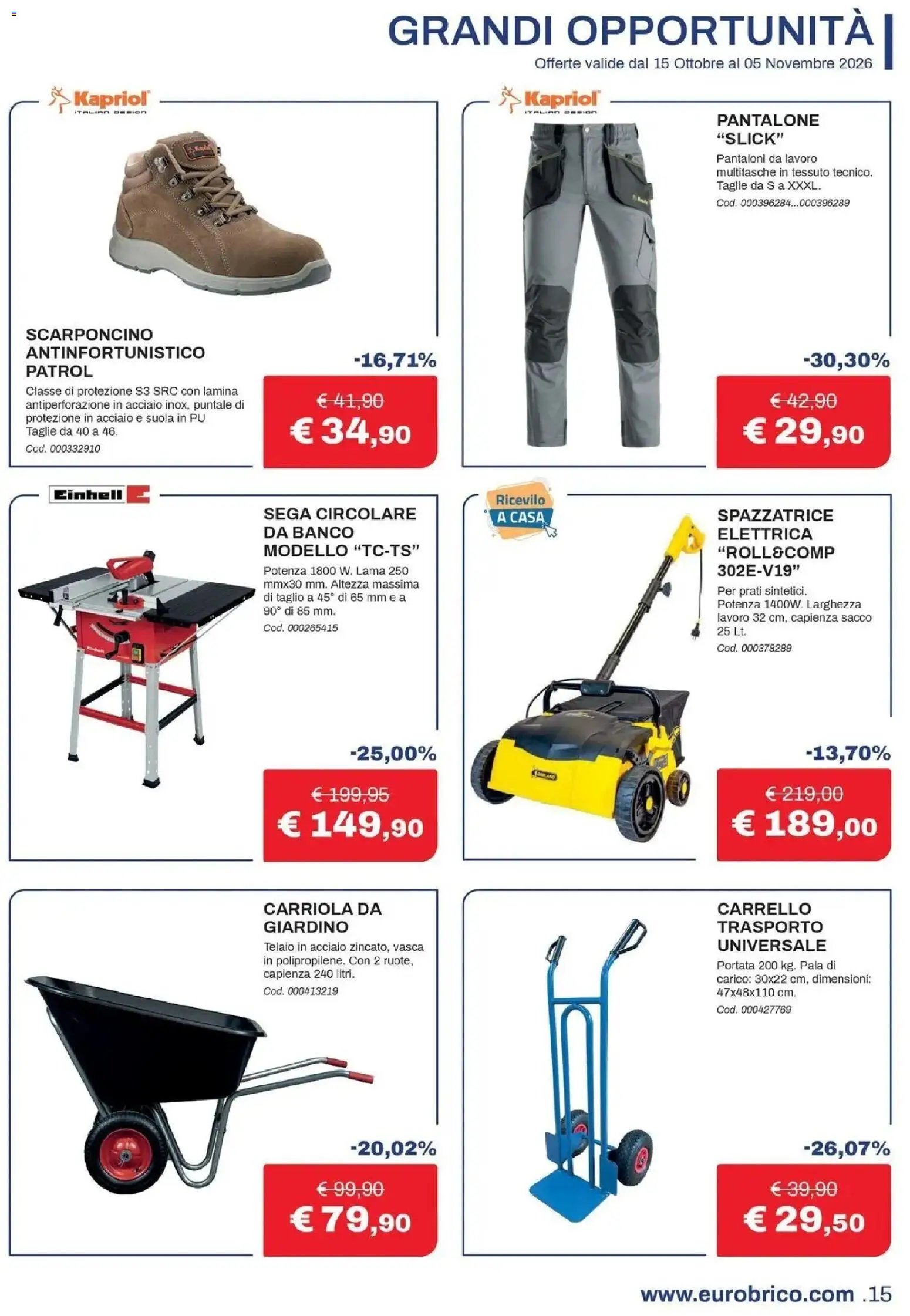 Eurobrico volantino Il calore che ti meriti anteprima dal 15/10 2026 - offerte settimana