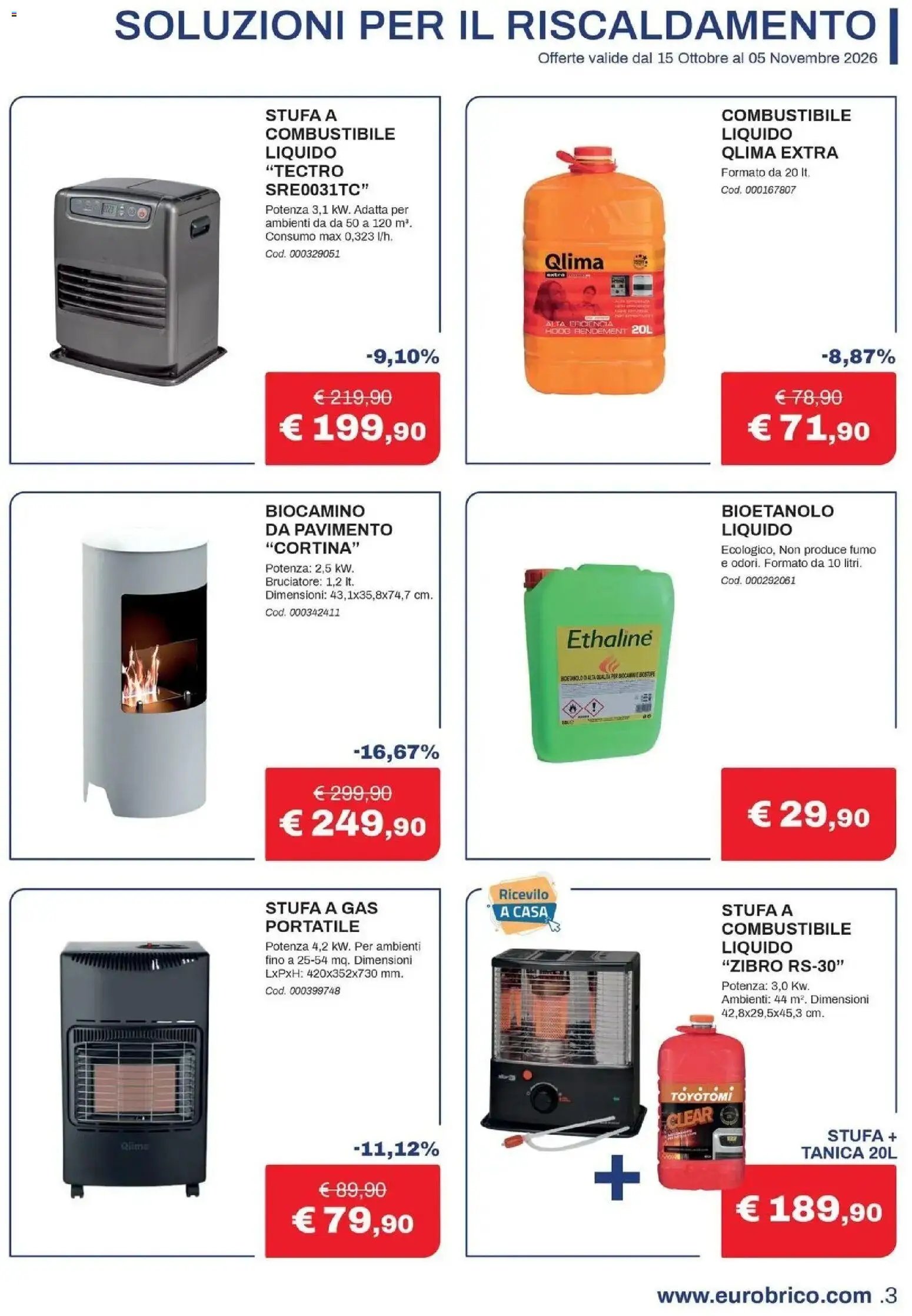 Eurobrico volantino Il calore che ti meriti anteprima dal 15/10 2026 - offerte settimana
