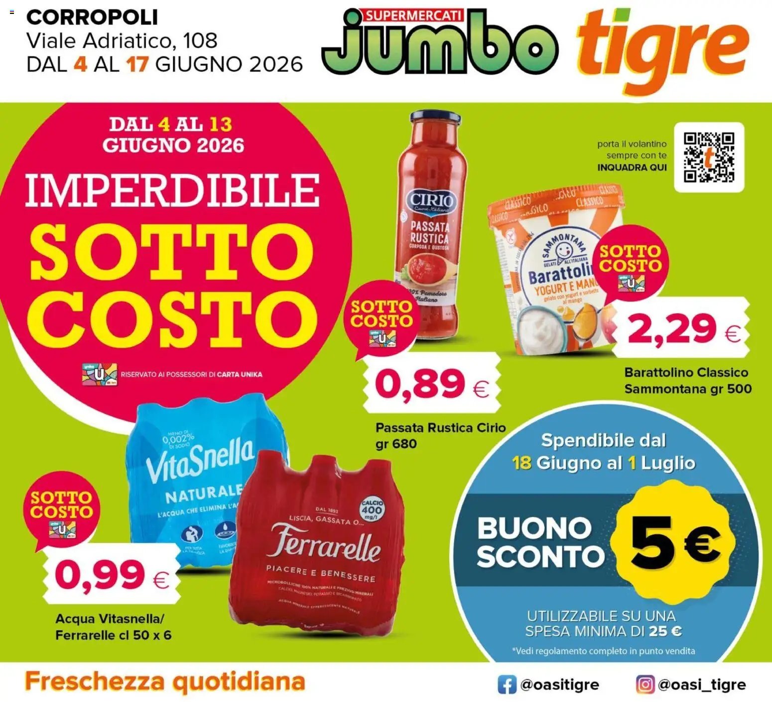 Tigre volantino dal 04/06/2026 Tigre volantino Jumbo Corropoli
