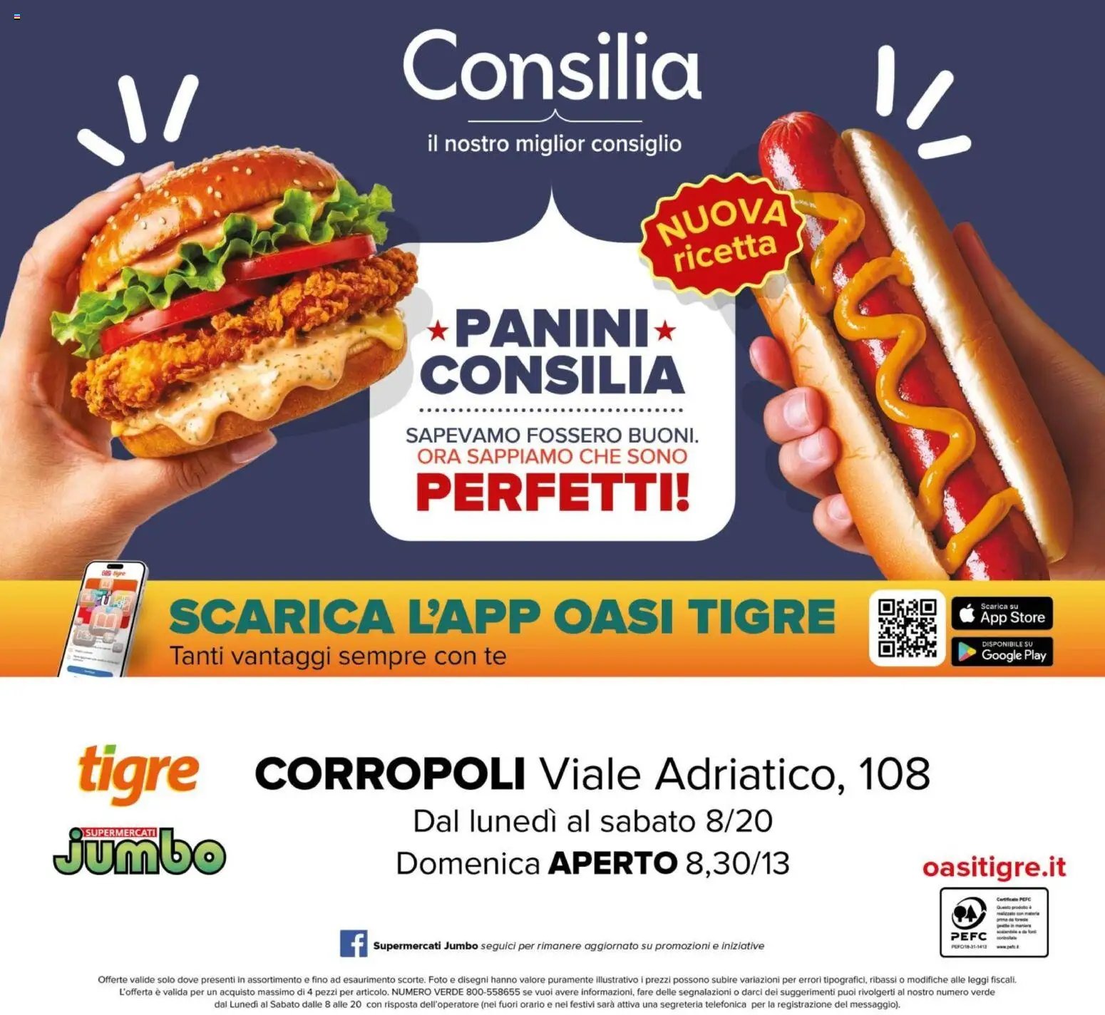 Tigre volantino dal 04/06/2026 Tigre volantino Jumbo Corropoli