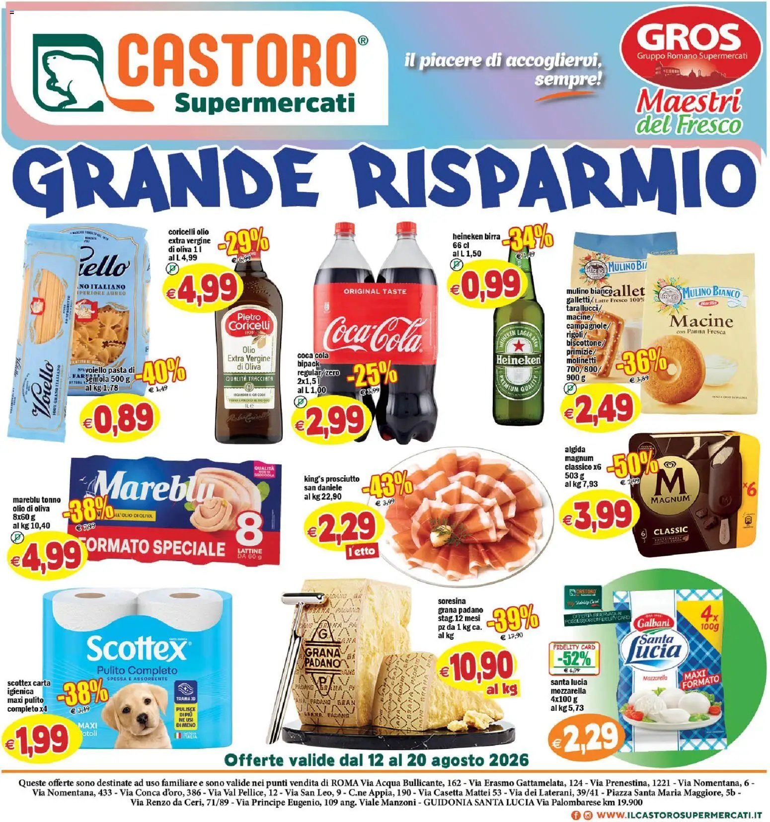 Il Castoro volantino dal 12/08/2026 Il Castoro volantino