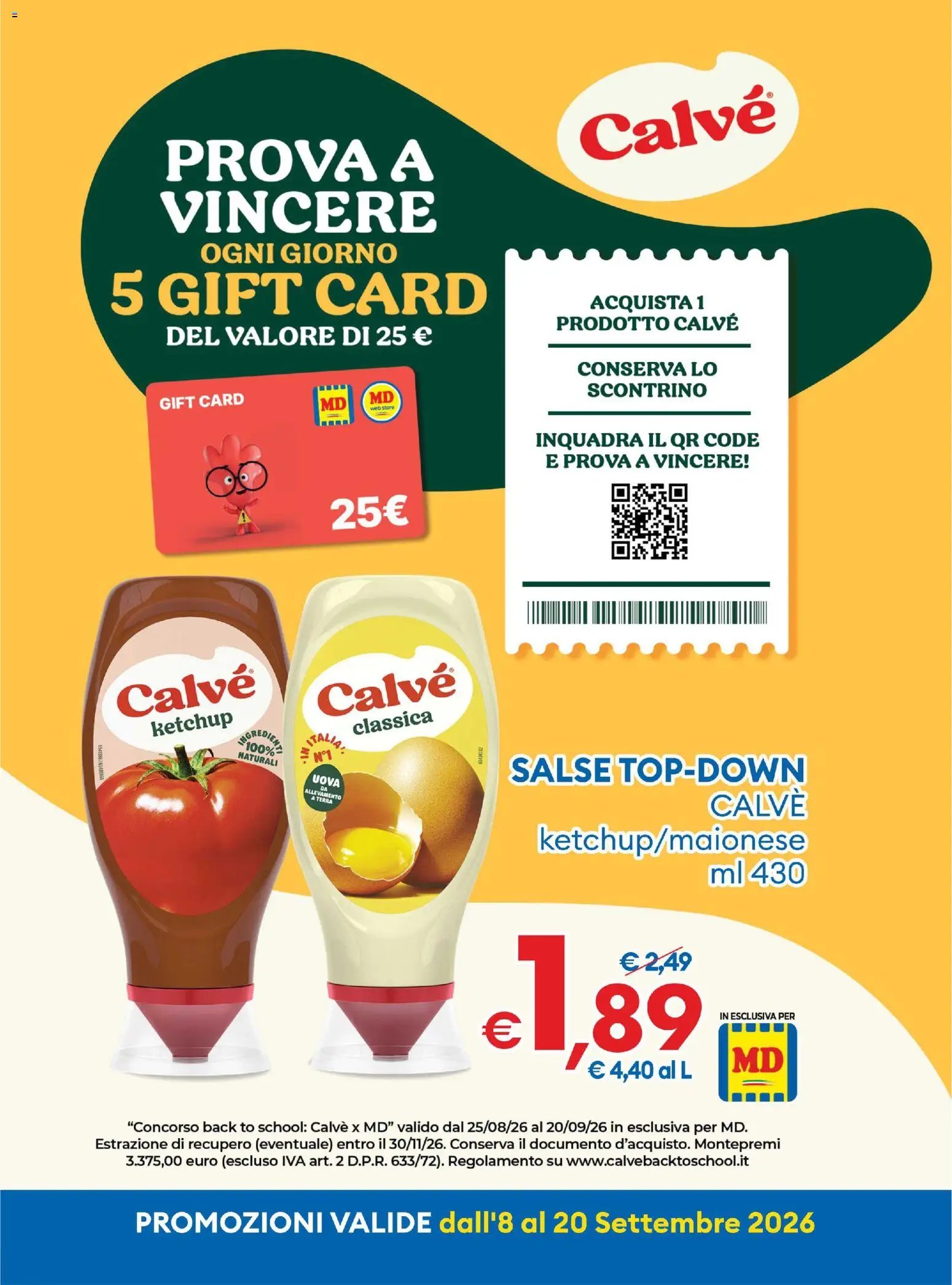 MD Discount volantino dal 08/09/2026 MD Discount volantino