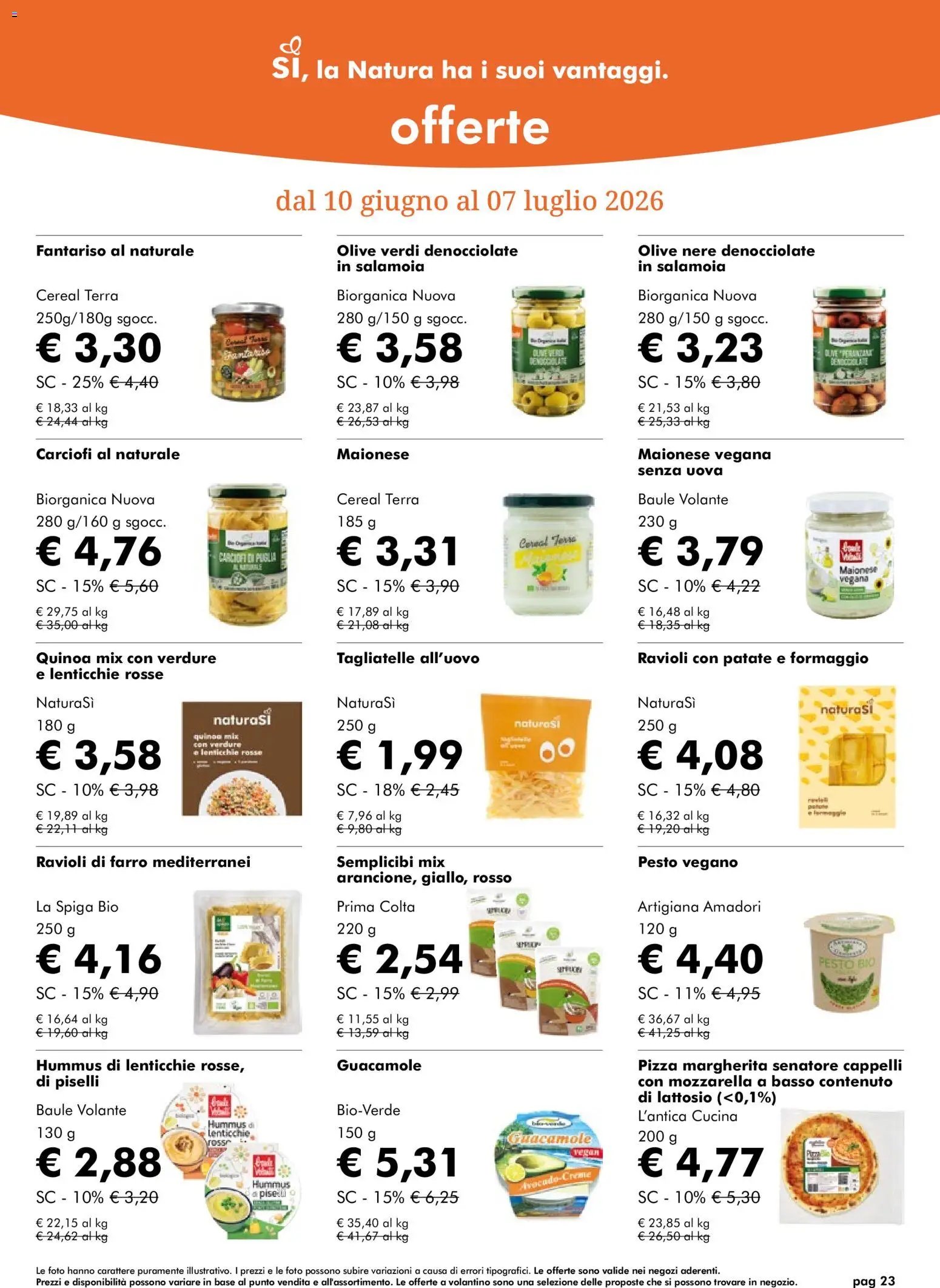Natura Sì volantino dal 10/06/2026 Natura Sì volantino