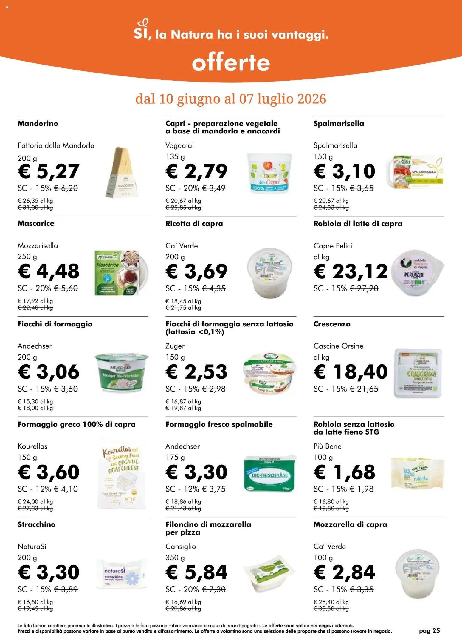 Natura Sì volantino dal 10/06/2026 Natura Sì volantino