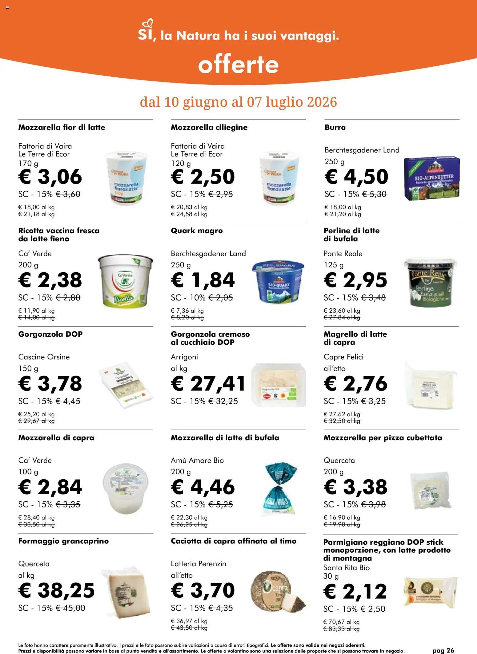 Natura Sì volantino dal 10/06/2026 Natura Sì volantino
