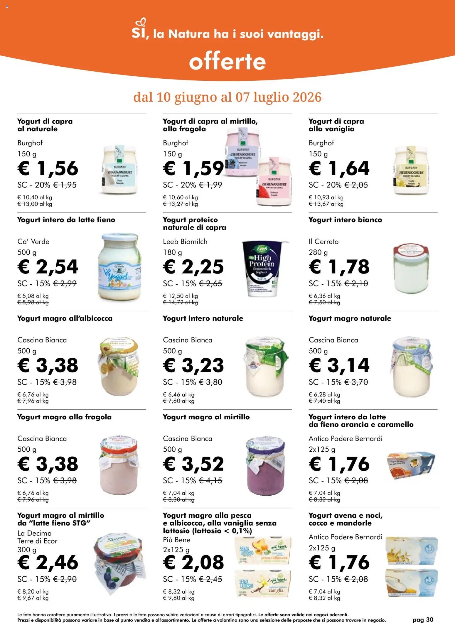 Natura Sì volantino dal 10/06/2026 Natura Sì volantino