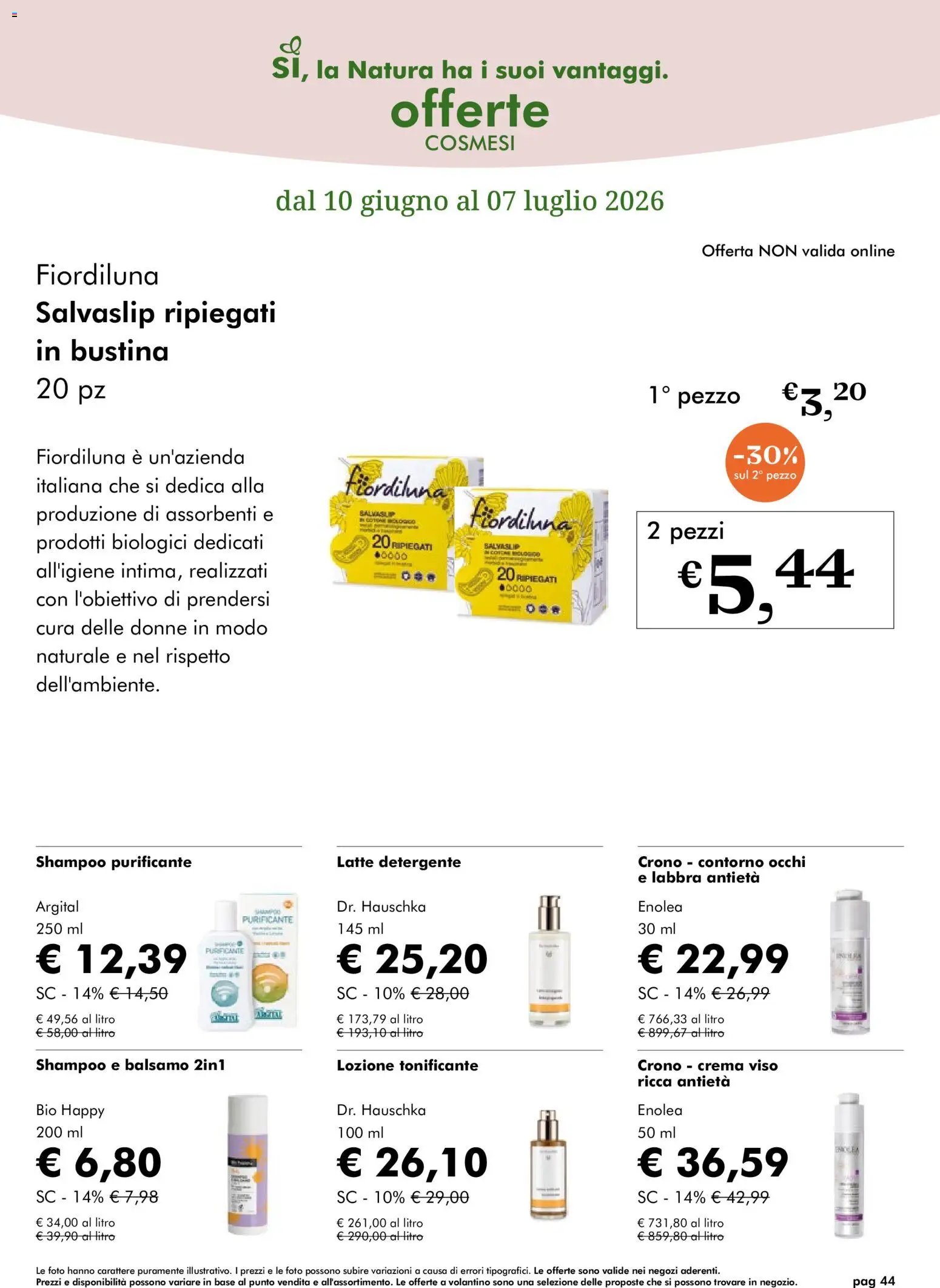 Natura Sì volantino dal 10/06/2026 Natura Sì volantino