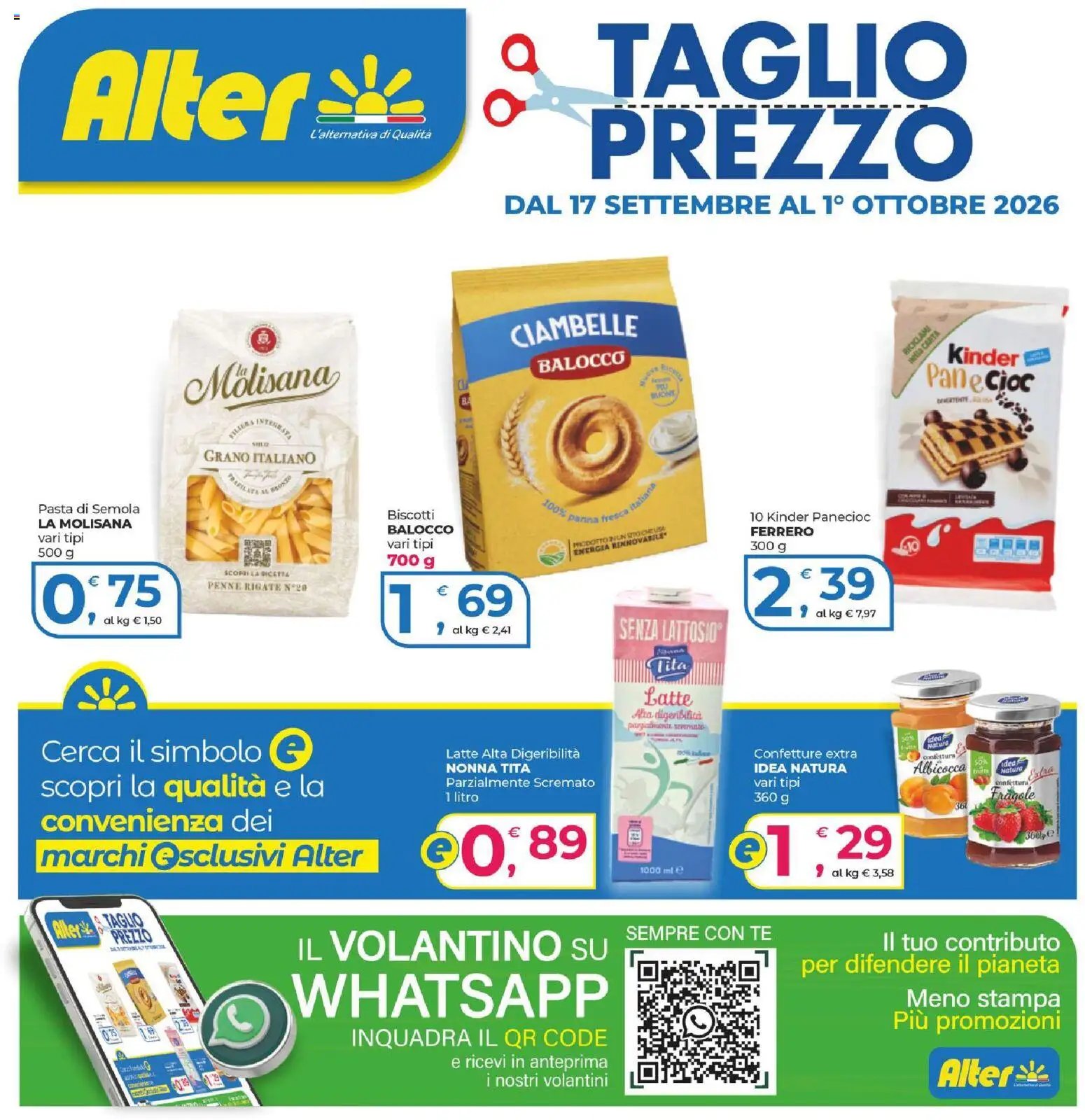 Alter Discount volantino dal 17/09/2026 Alter Discount volantino